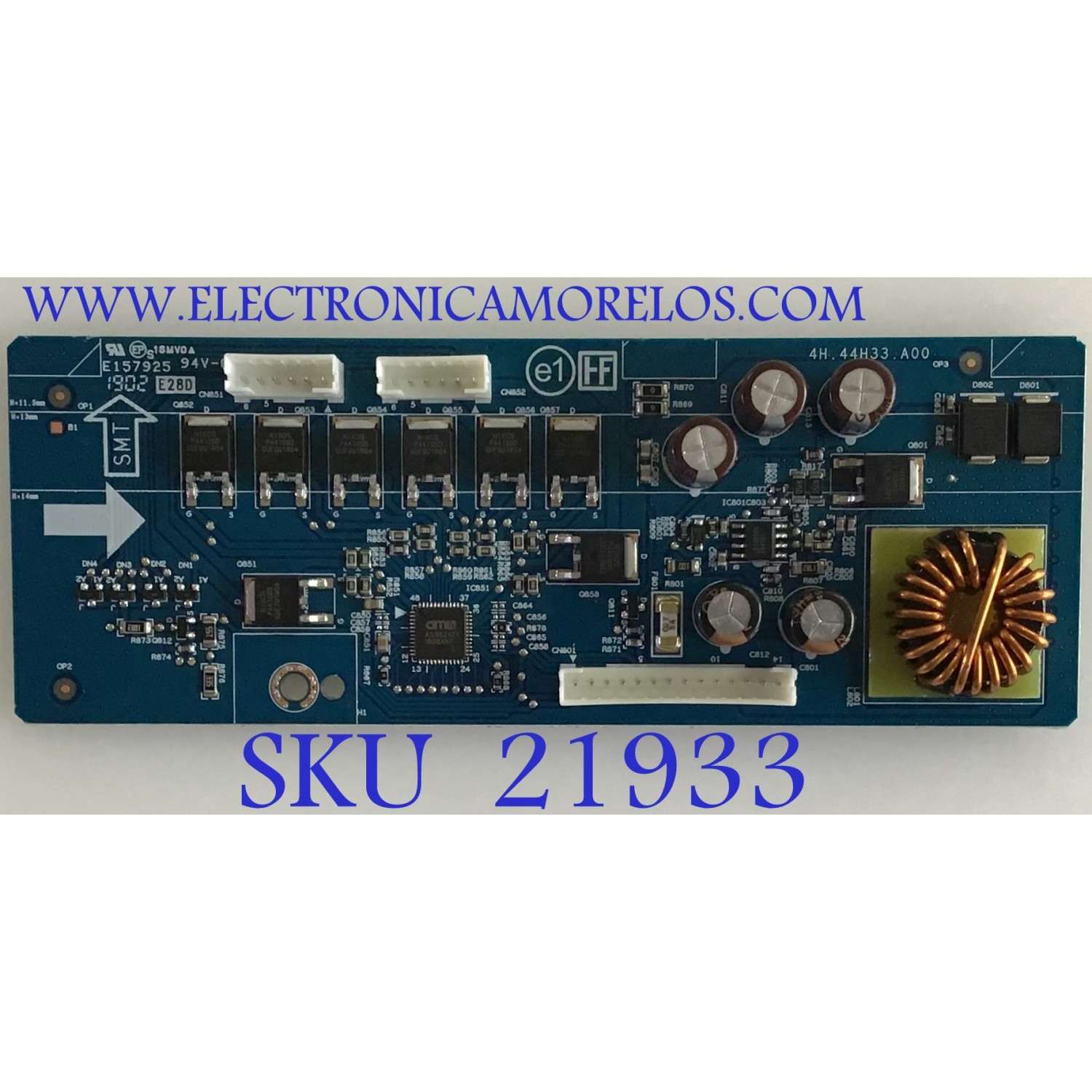 LED DRIVER DELL / 5E44H33001 / 4H.44H33.A00 / PANEL  LM315WR1(SS)(B2) / MODELO U3219QB