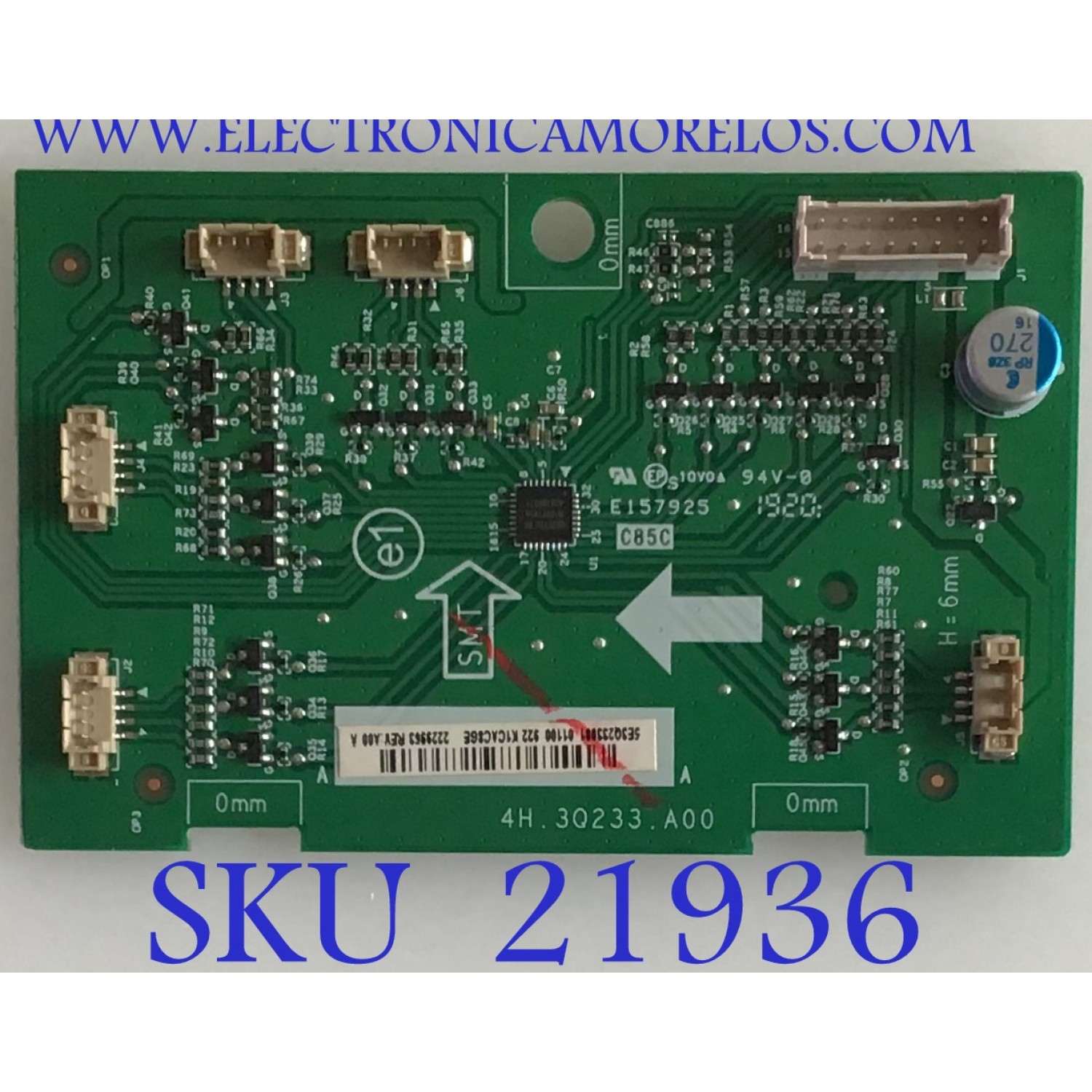 LED DRIVER DELL ALIENWARE / 5E3Q233001 / 4H.3Q233.A00 / PANEL LM340UW4(SS)(A1) / MODELO AW3418DWB