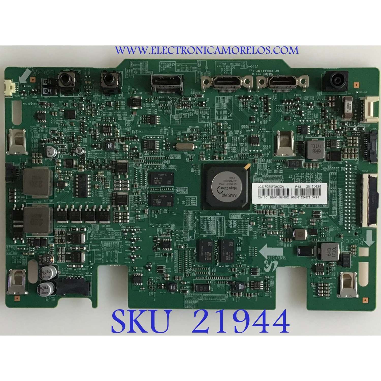 MAIN SAMSUNG / BN91-18169C / BN41-02548A / PANEL CY-PK270CSLV1F / MODELO LC27FG70FQNXZA FB02