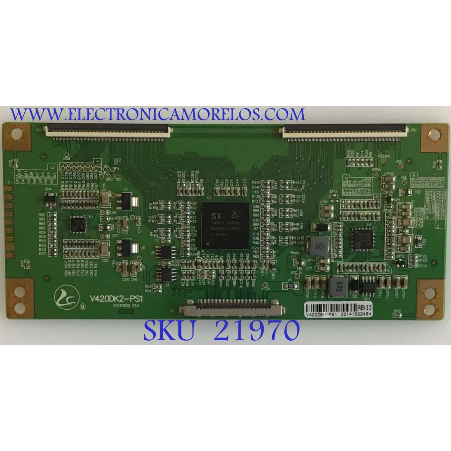 T-CON MAKENA  / RCA / V420DK1-PS1 / 20140822 V3.2 / PANEL V420DK1-QS1 / MODELOS DE416T1NNAF-YA3 / LED42C45RQ 