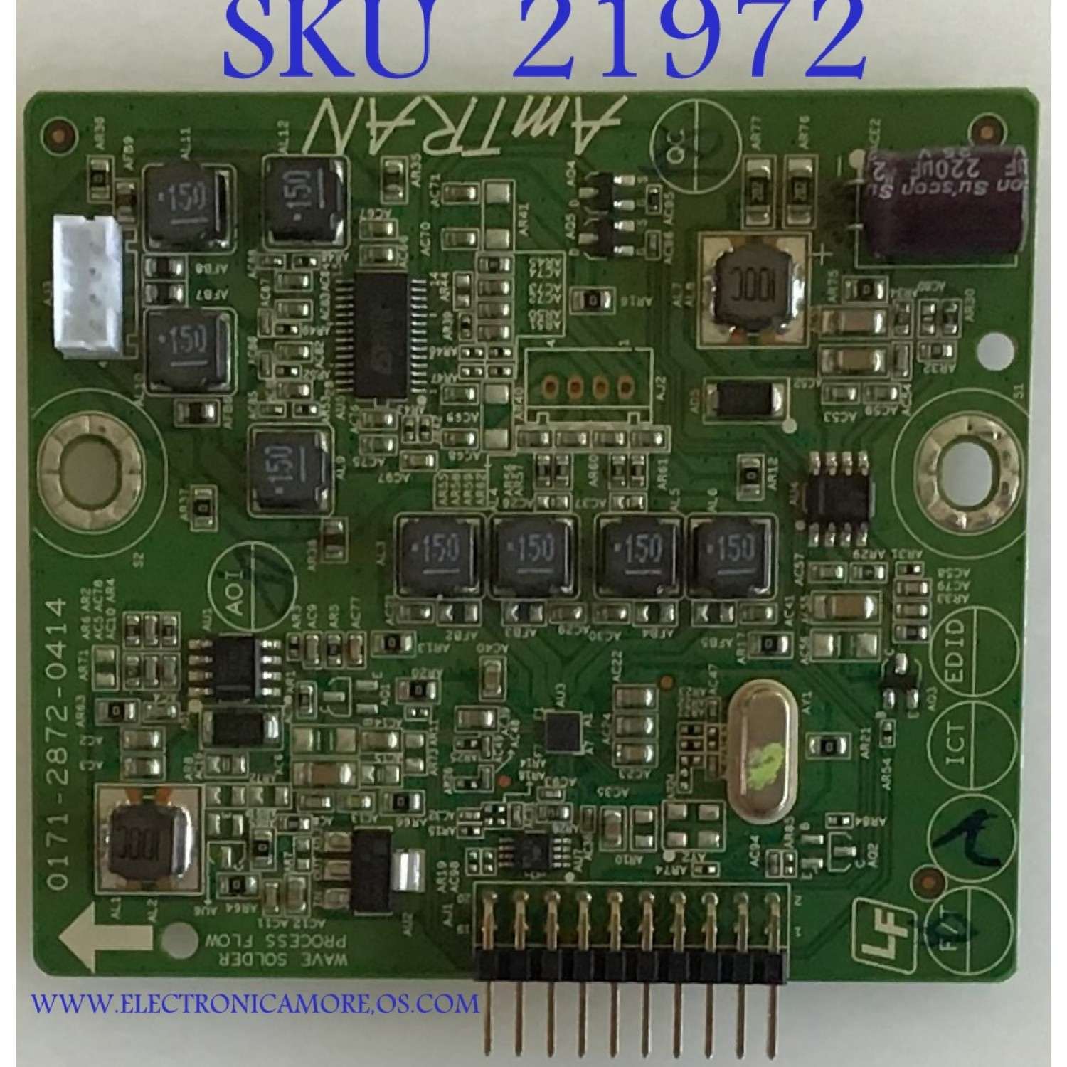 TARJETA DE AUDIO ASUS / 3525-0012-0137 / 0171-2872-0414 / PANEL RB5LM250WF5(SA)(AF) / MODELO MX259HS