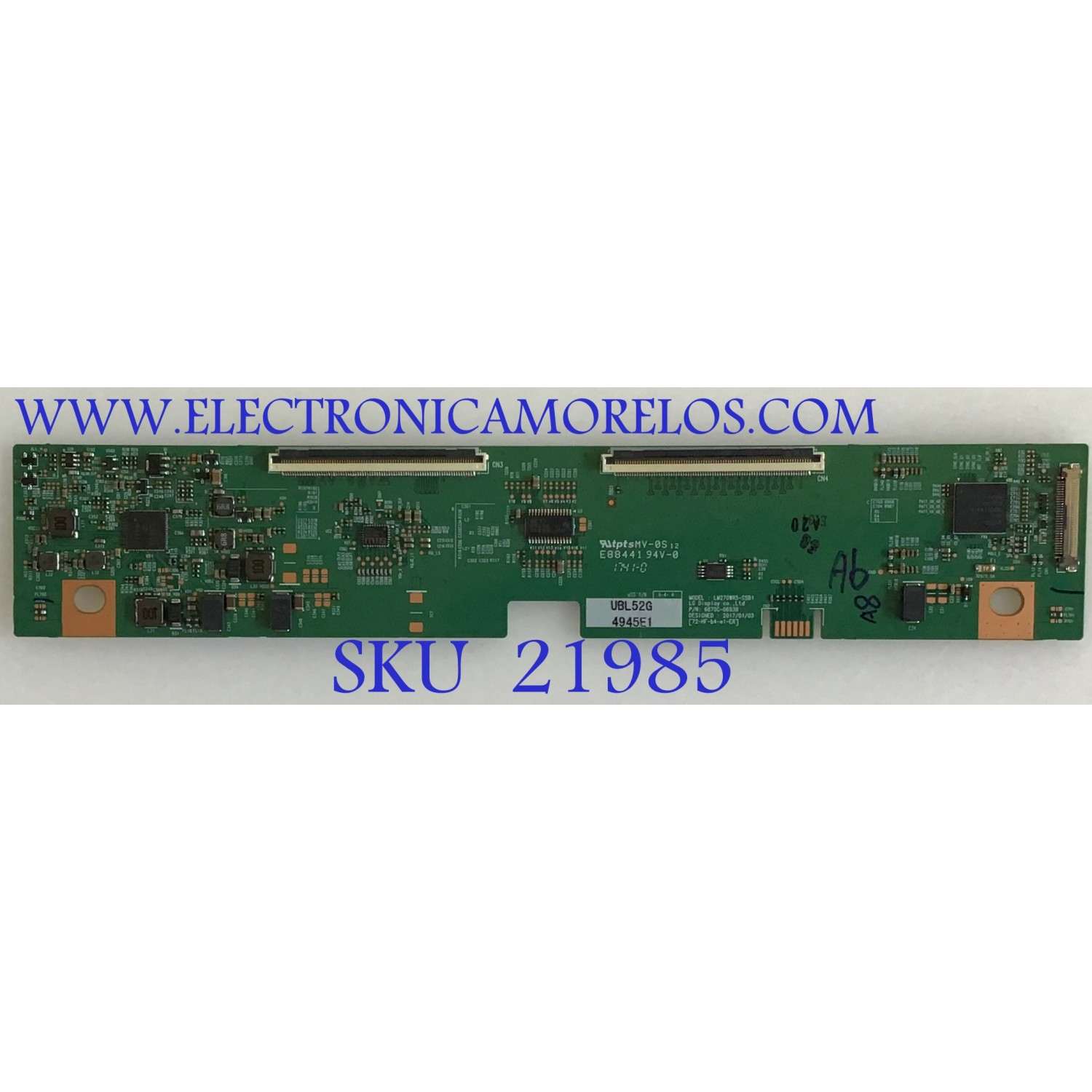 T-CON PARA MONITOR / 6871L-04945E / 6870C-0693B / 4945E / PANEL LM270WR5 (SS)(B1) / MODELO U2718QB