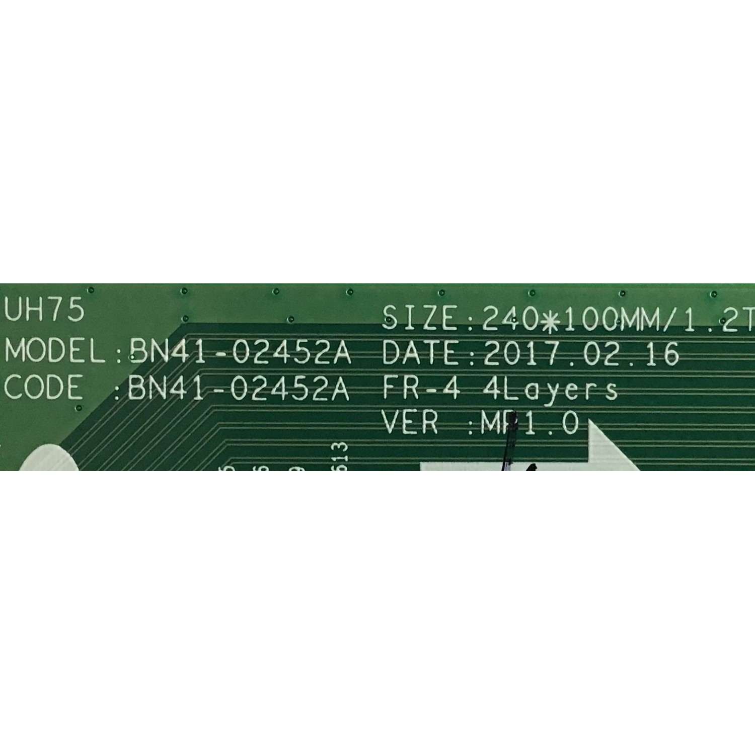 MAIN MONITOR SAMSUNG / BN94-14647P / BN41-02452A / MODELO LU28H750UQNXZA FD04 - Imagen 3