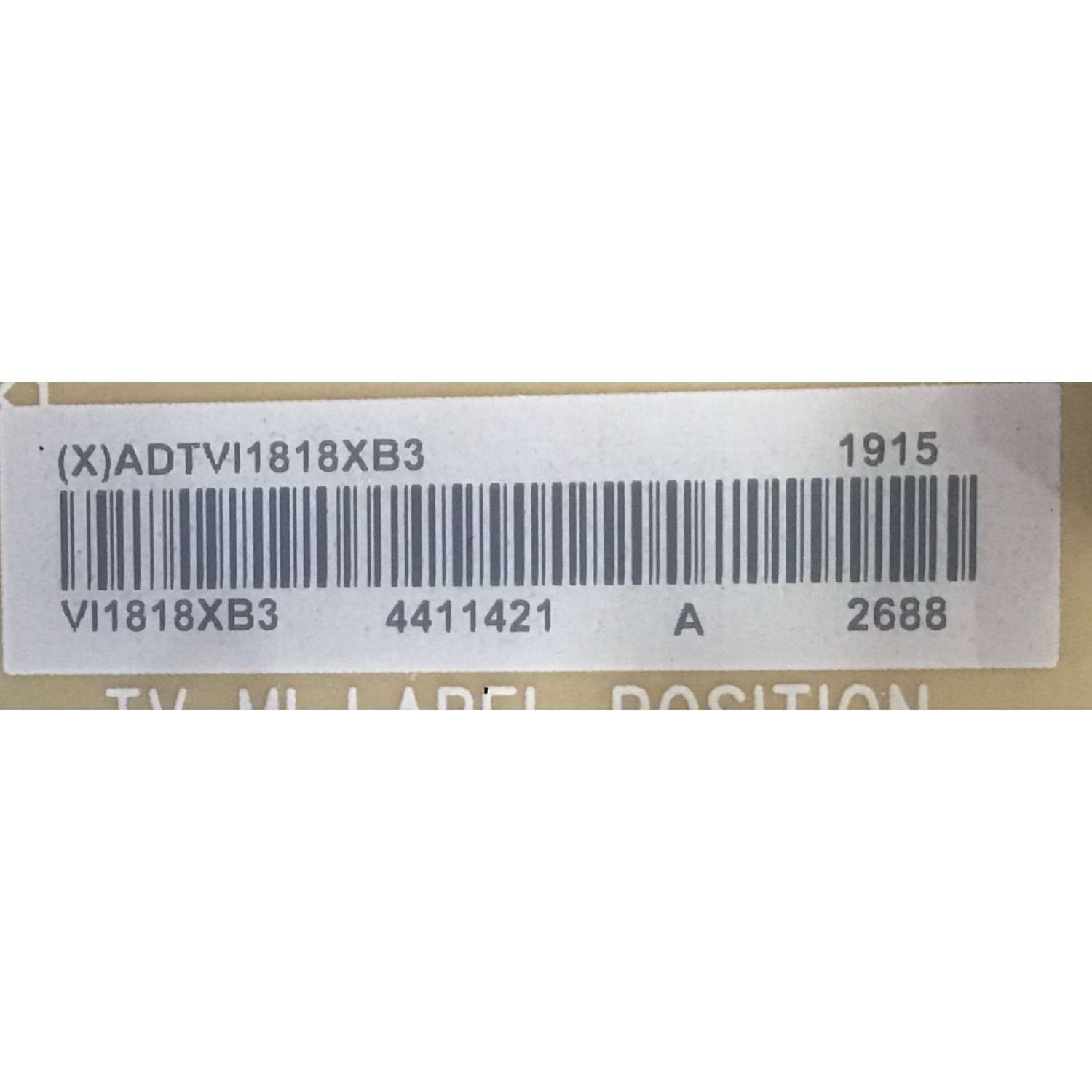 FUENTE DE PODER PARA TV VIZIO / NUMERO DE PARTE ADTVI1818XB3 / 715GA050-P01-001-003M / (X)ADTVI1818XB3 / PANEL TPT550U1-QVN05.U REV:S57B1Y / MODELOS V556-G1 / V556-G1 LTMWYU / V556-G1 LTCWYU / V556-G1 LTMWYULV / V556-G1 LTCWYUNV - Imagen 2
