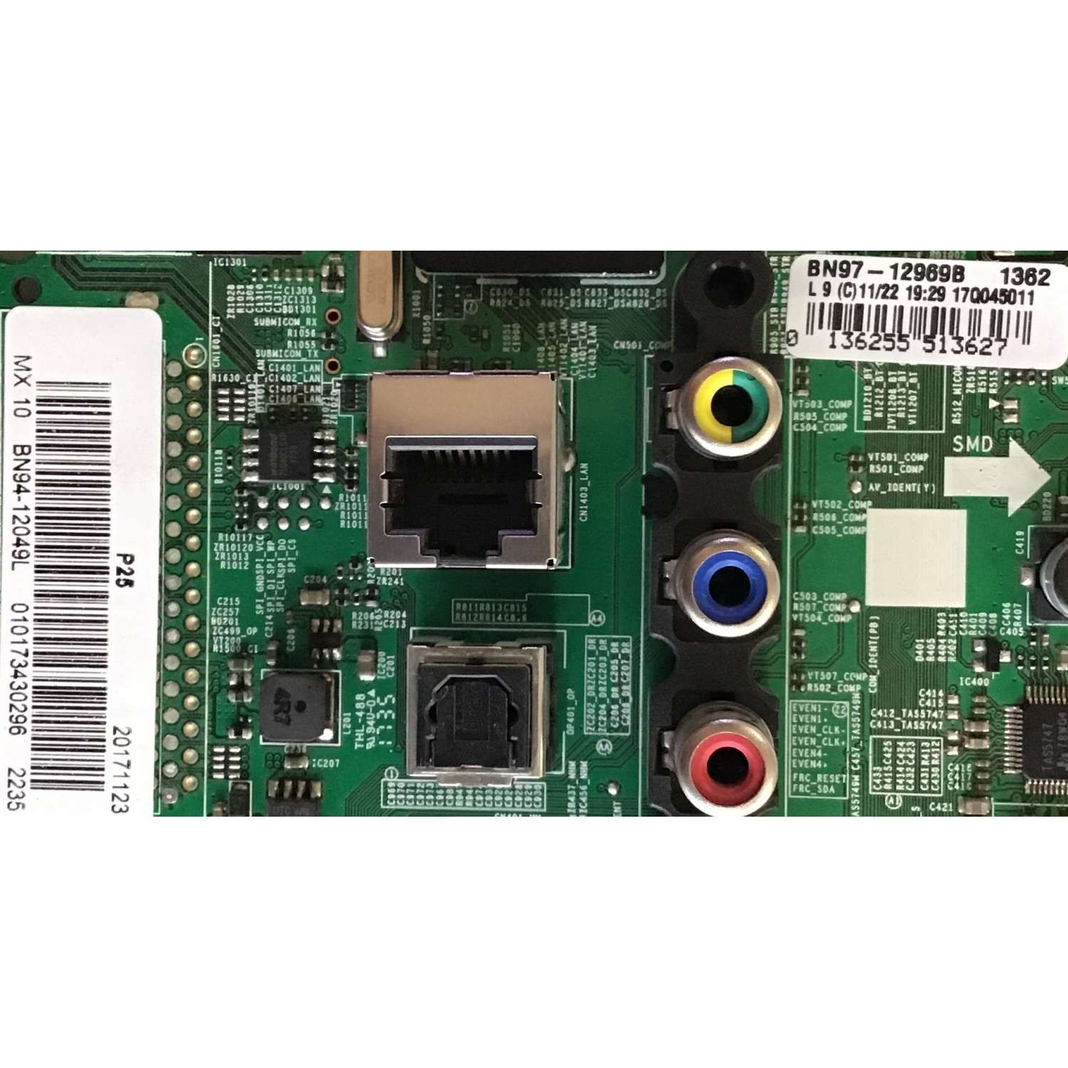 MAIN ORIGINAL PARA TV SAMSUNG / NUMERO DE PARTE BN94-12049L / BN41-02574B / BN97-12969B / PANEL CY-JM050BGABIV / DISPLAY T500HVN09.2 / MODELO UN50M5300AFXZA / UN50M5300AFXZC - Imagen 3