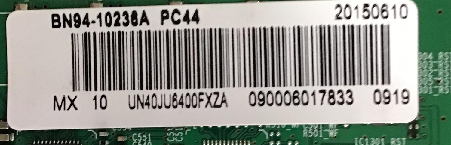 MAIN SAMSUNG / BN94-10236A / BN4102443A / BN97-10096K / SISTITUTAS BN94-10702S / BN94-09313P / PANEL CY-GJ040HGLVDH / MODELOS UN40JU6400FXZA UH02 / UN40JU6400FXZA VH03 - Imagen 2