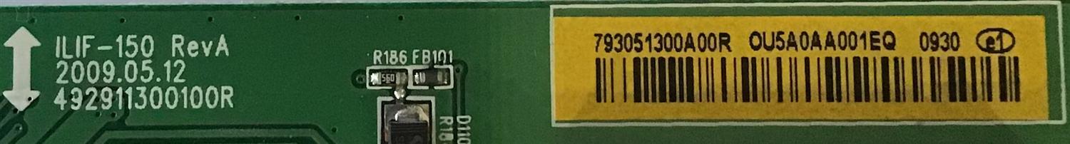MAIN PARA MONITOR HP / 793051300A00R / 492911300100R / ILIF-150 REVA / PANEL LM250WF1 (TL)(A1) / MODELO 2509M - Imagen 2