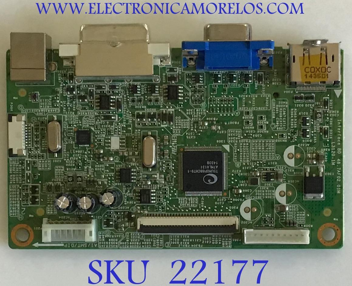 MAIN MONITOR HP / L3120-1M / 48.7AF02.01M / PANEL LTM240CL04 / MODELO E241I HSTND-3931-W