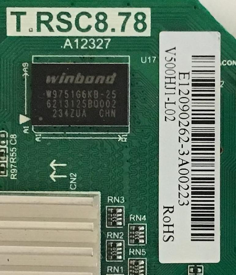 MAIN RCA / RE010C878LNA0-A1 / T.RSC8.78 / E12090262 / RE010C878LNA0 / PANEL'S ST3151A05-1 / LK315T3HB94 / MODELO LED32B30RQ - Imagen 3
