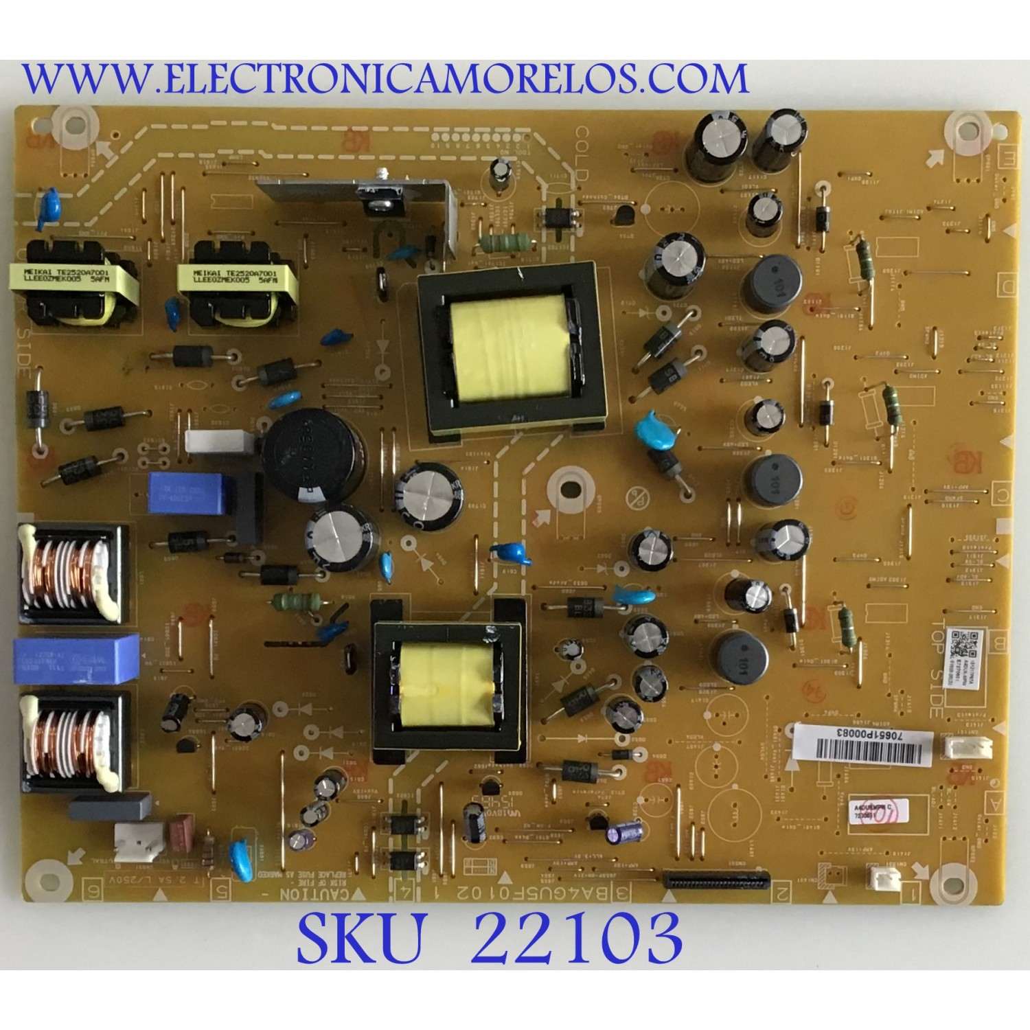 FUENTE MAGNAVOX / FUNAI /  PHILIPS / A4DUKMPW / BA4GU5F0102 1 / A4DUK-MPW / A4DUKMPW-001 / MODELOS DE  50``  Y  49``