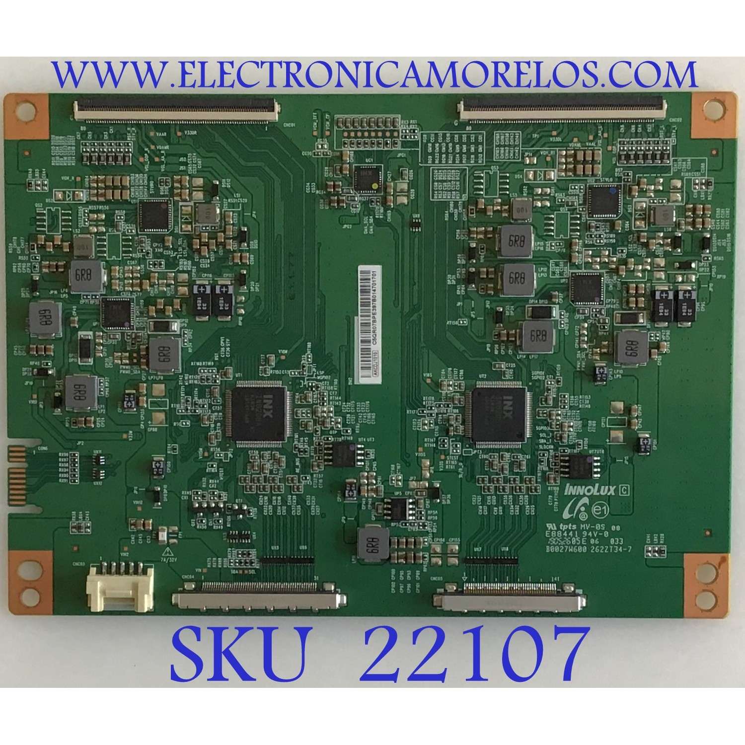 T-CON LG / AKCDJ1010 / 262ZT34-7 / B0027W600 / PANEL HC820DQF-VCXR1-211X / MODELO 82UM8070PUA.BUSJLJR