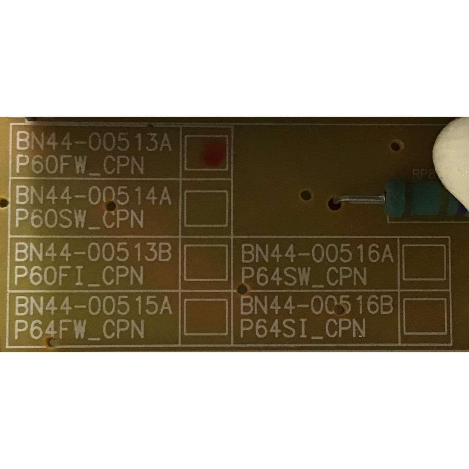 FUENTE DE PODER SAMSUNG / BN44-00513A / P60FW_CPN / BN4400513A / PANEL S60FH-YD01 / MODELOS PN60E6500EFXZA TW02 / PN60E530A3FXZA TS02 NOTA IMPORTANTE:TARJETA RETRABAJADA - Imagen 3