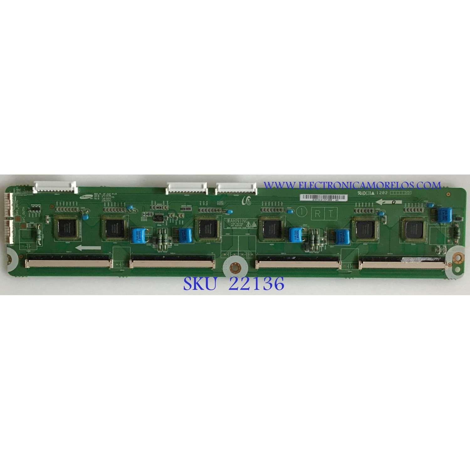 BUFFER SAMSUNG / BN96-22118A / LJ41-10176A / LJ92-01877A / 877A / SUSTITUTAS / LJ92-01877B / PANEL S60FH-YD01 / MODELOS PN60E6500EFXZA TW02 / PN60E8000GFXZA TW02 / PN60E530A3FXZA TS02 / PN60E535A3FXZA / PN60E550D1FXZA