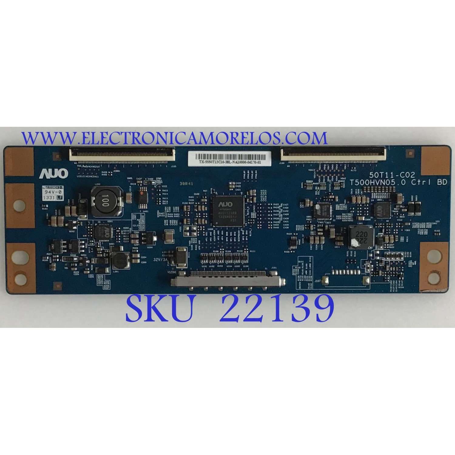 T-CON INSIGNIA / 55.50T12.C10 / T500HVN05.0 / 50T11-C02 / 5550T12C10 / MODELO NS-50D40SNA14