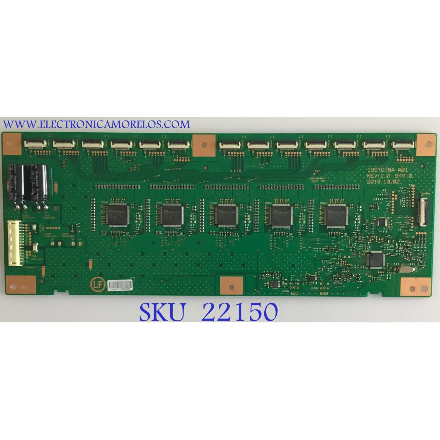 LED DRIVER PARA TV SONY / NUMERO DE PARTE 19ST078A-A01 / 988607T / PANEL YD9S085DTU01 / DISPLAY 5585T10S07 / MODELOS XBR-85X950G / XBR-85X950H / XBR85X950G / XBR85X950H