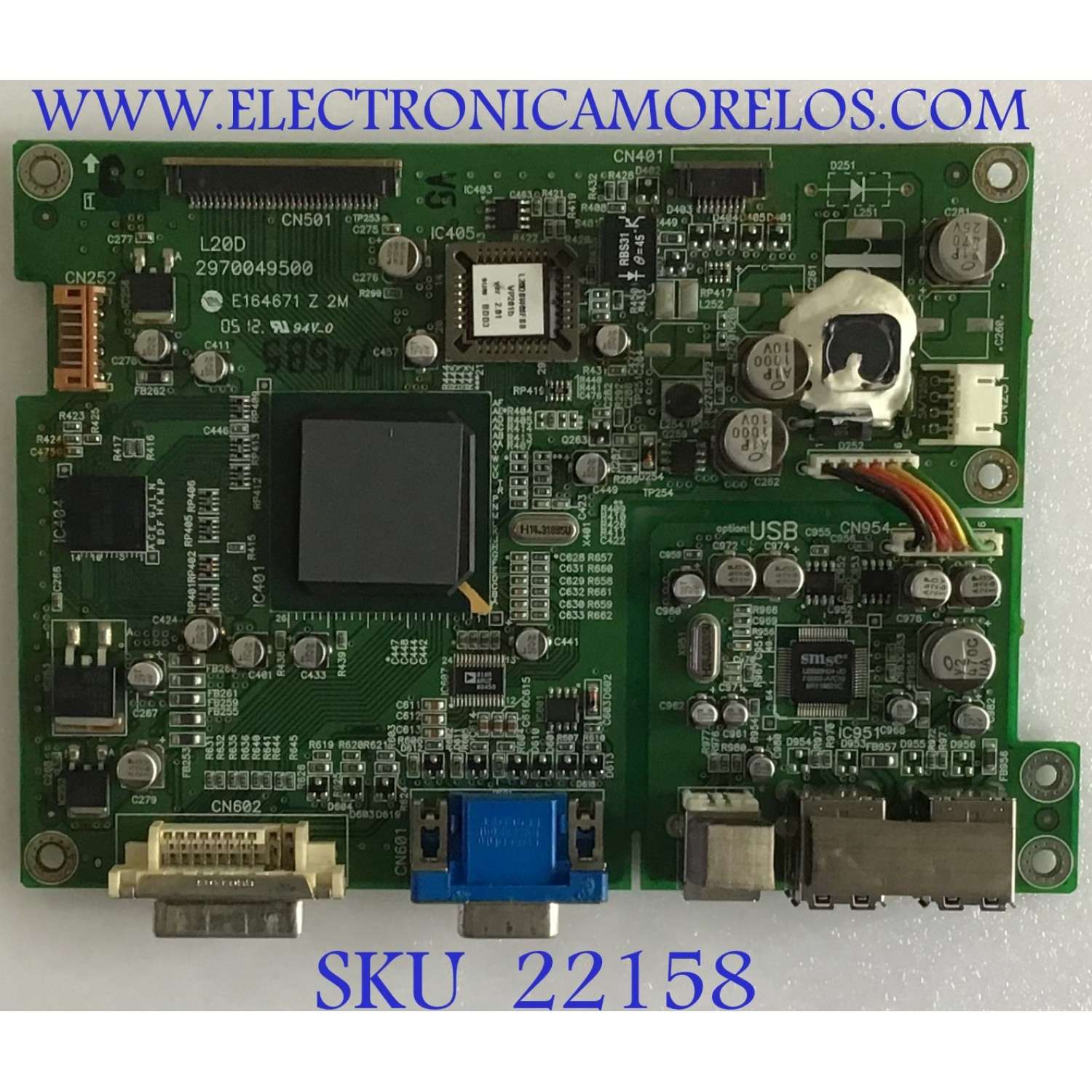 MAIN VIEWSONIC / 2970049500 / L20D / V0N03C30000516000506