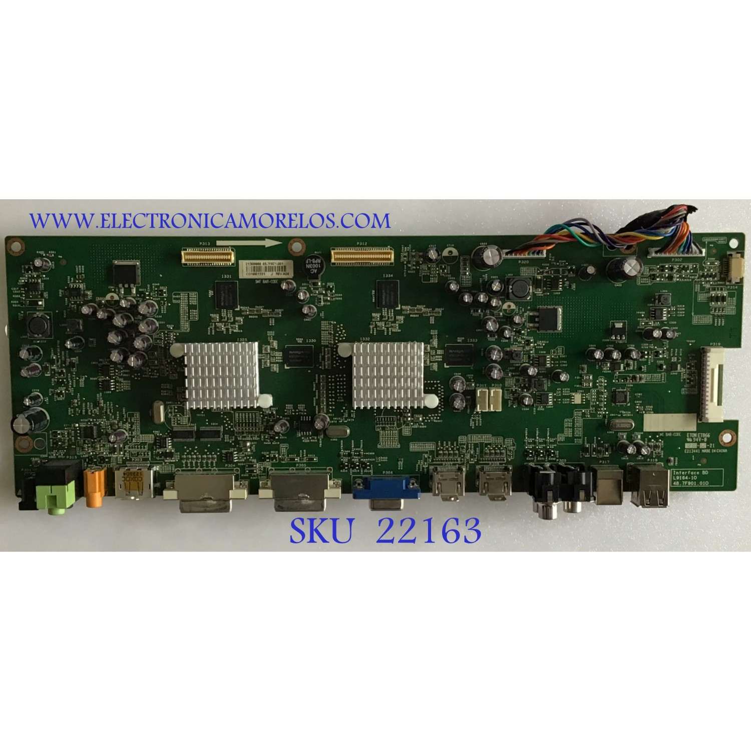 MAIN PARA MONITOR DELL / 21309866 / 48.7F901.010 / 65.7F9Z1.001 / PANEL LM300WQ5 (SL)(A1) / MODELO U3011T