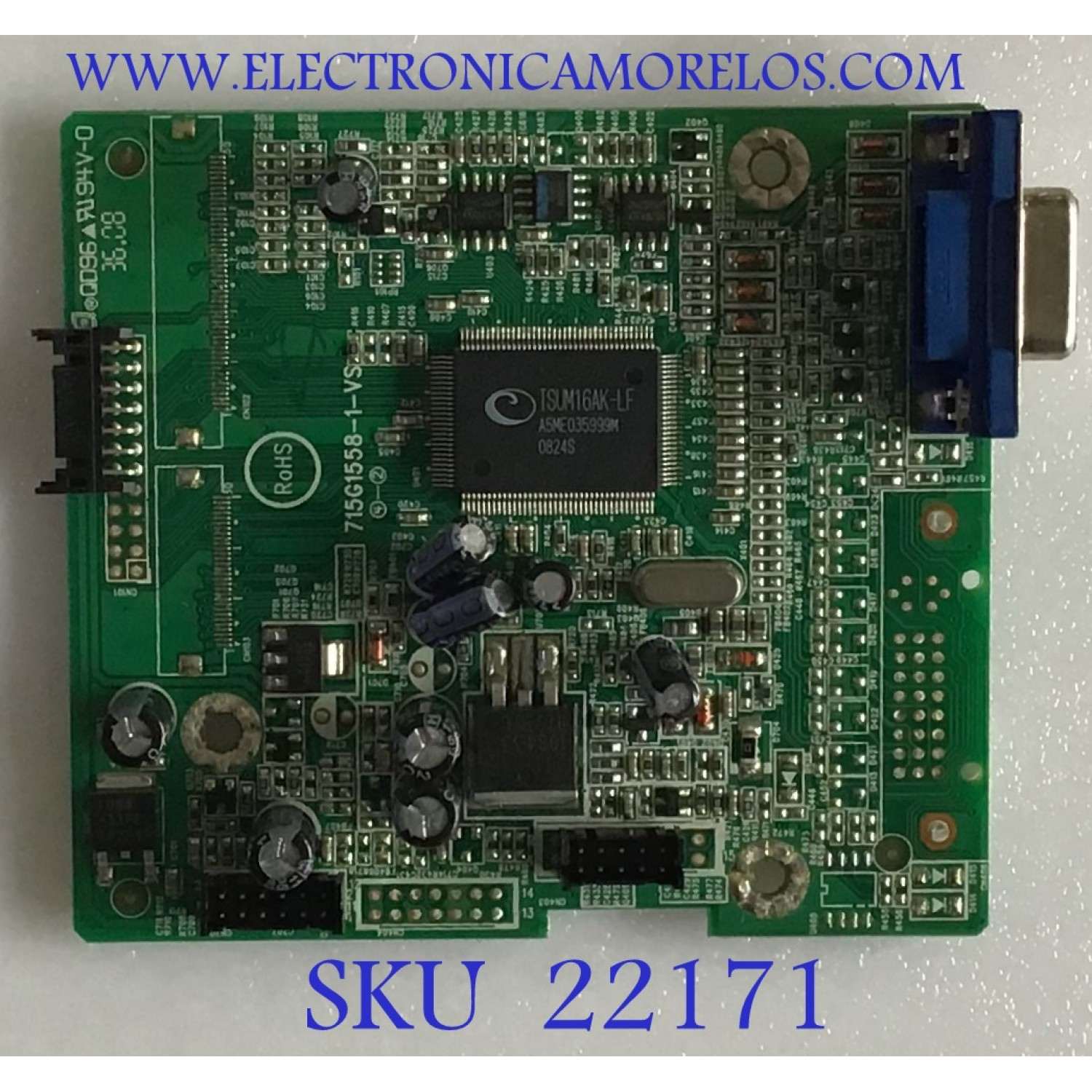 MAIN PARA MONITOR VIEWSONIC / CBPF561KV5VWP / 715G1558-1-VS / 561KV5VWP