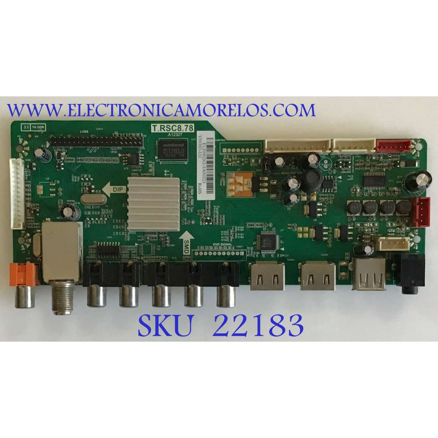MAIN RCA / RE010C878LNA0-A1 / T.RSC8.78 / E12090262 / RE010C878LNA0 / PANEL'S ST3151A05-1 / LK315T3HB94 / MODELO LED32B30RQ