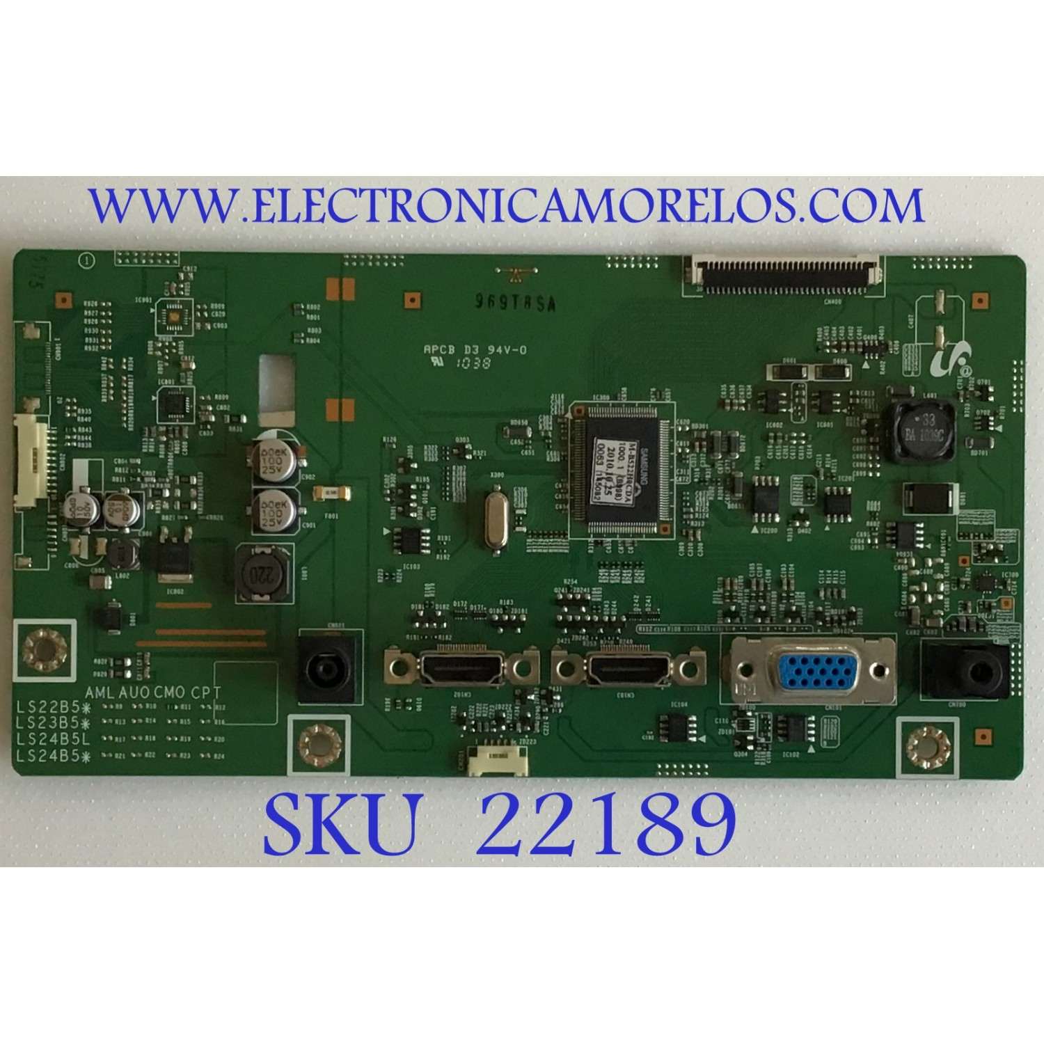 MAIN PARA MONITOR SAMSUNG / BN94-04108T / BN41-01551C / BN9404108T / PANEL M215H3-LA1 REV.C1 / MODELO LS22X3HKFP/ZA