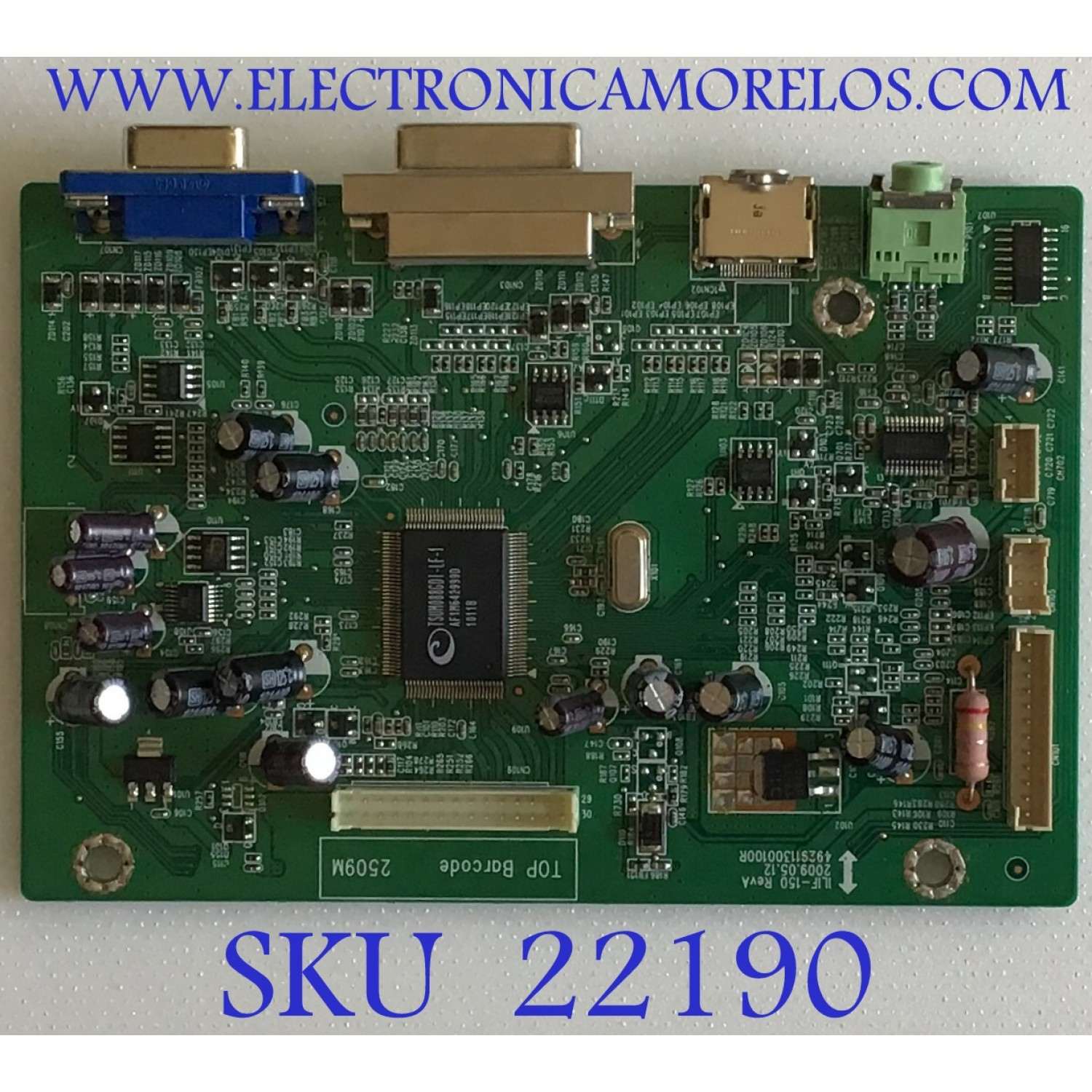 MAIN PARA MONITOR HP / 794341300A00R / 492911300100R / ILIF-150 REVA / PANEL LM230WF1 (TL)(F1) / MODELO 2310M