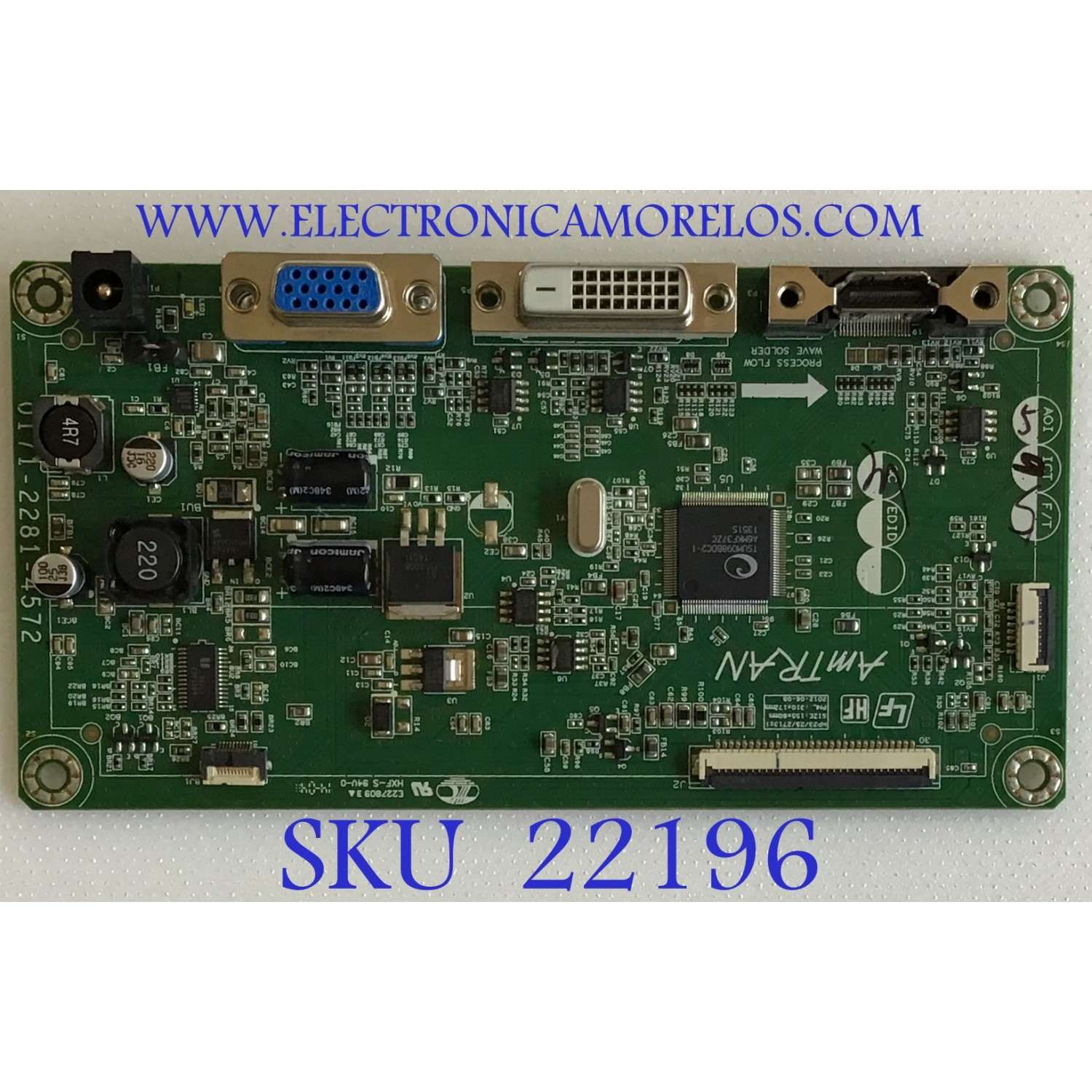 MAIN PARA MONITOR HP / 3527-0062-0150 / 0171-2281-4572 / 3527-0062-0150(2F) / PANEL RB5LM270WF6 (SN)(P1) / MODELO PAVILION 27XI