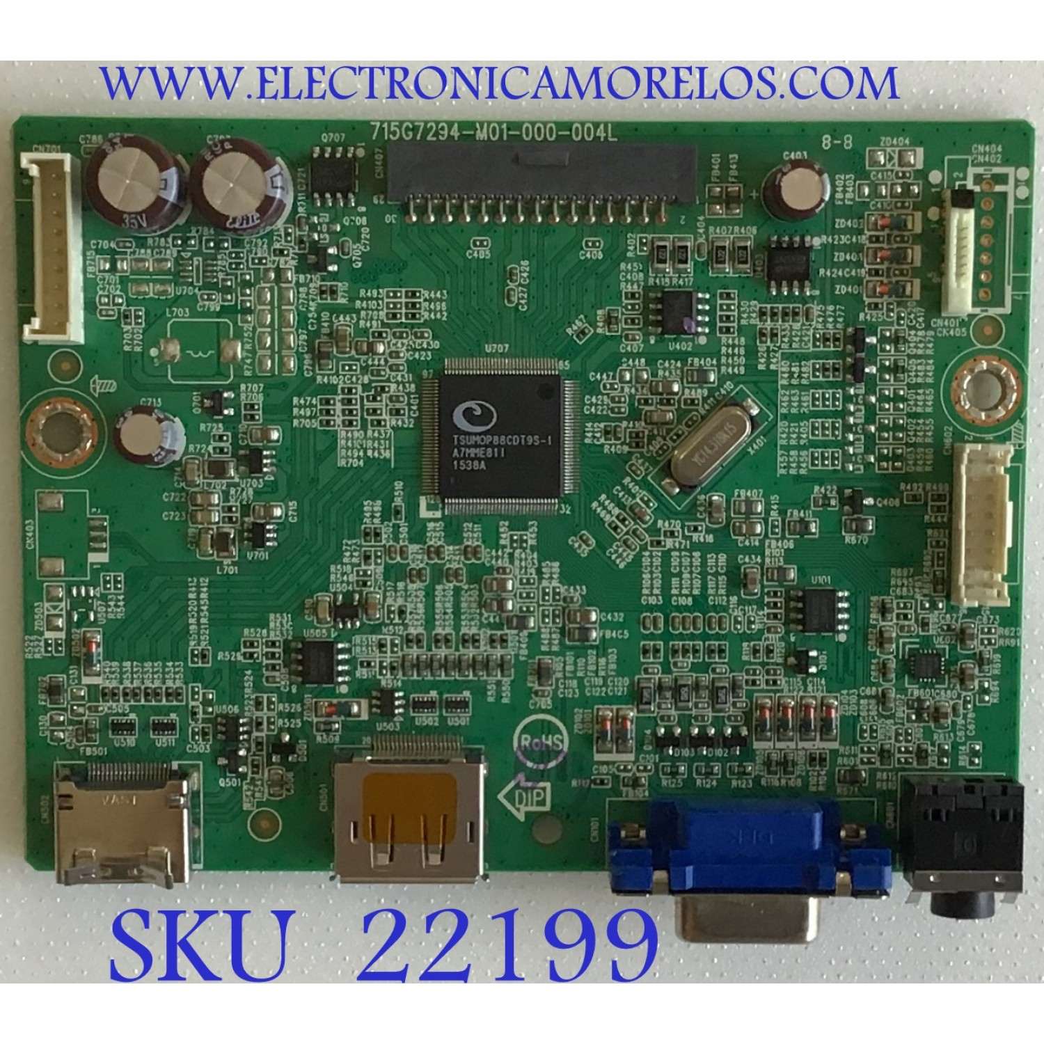 MAIN PARA MONITOR LENOVO / GQECB0LL042 / 715G7294-M01-000-004L / (Q)GQECB0LL042000Q / PANEL LTM238HL02 / MODELO T2424PA