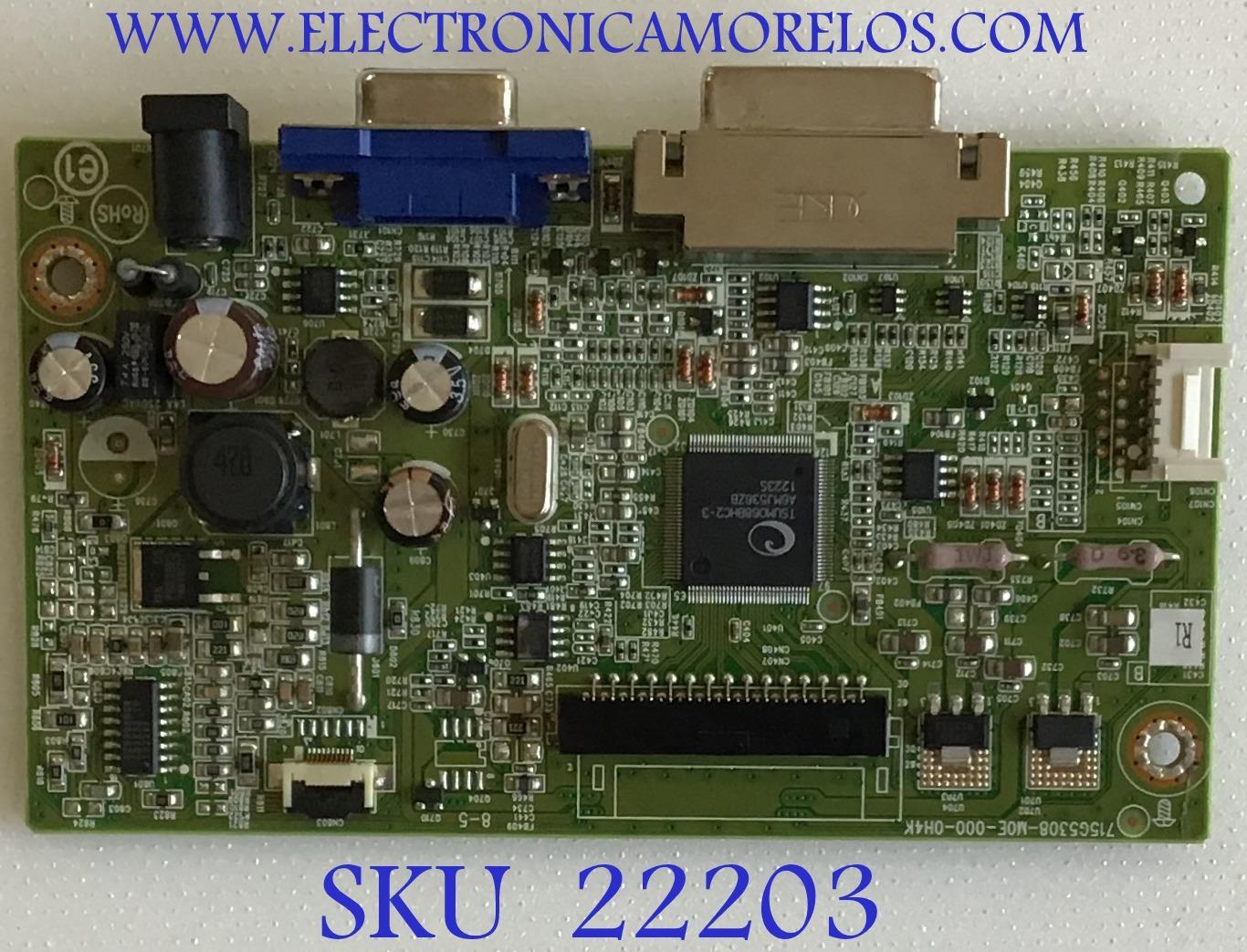 MAIN PARA MONITOR DELL / QCCB0DL012 / 715G5308-M0E-000-0H4K / (F)QCCB0DL0120000 / PANEL LM230WF3 (S2)(E4) / MODELO S2340MC