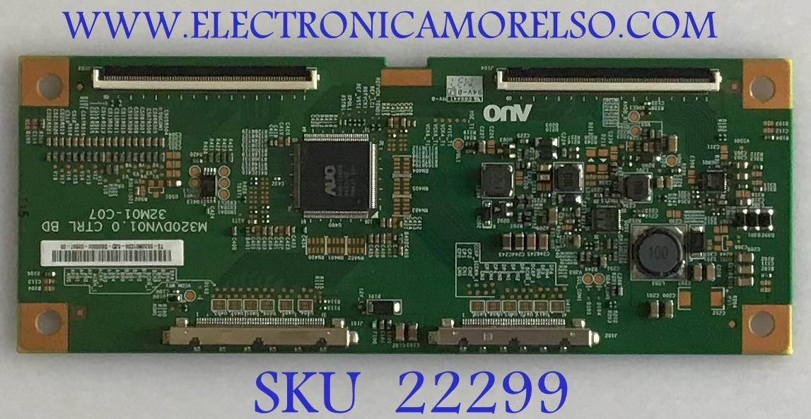 T-CON PARA MONITOR HP / 55.32M01.C06 / M320DVN01.0 / 5532M01C06 / PANEL M320DVN01.0