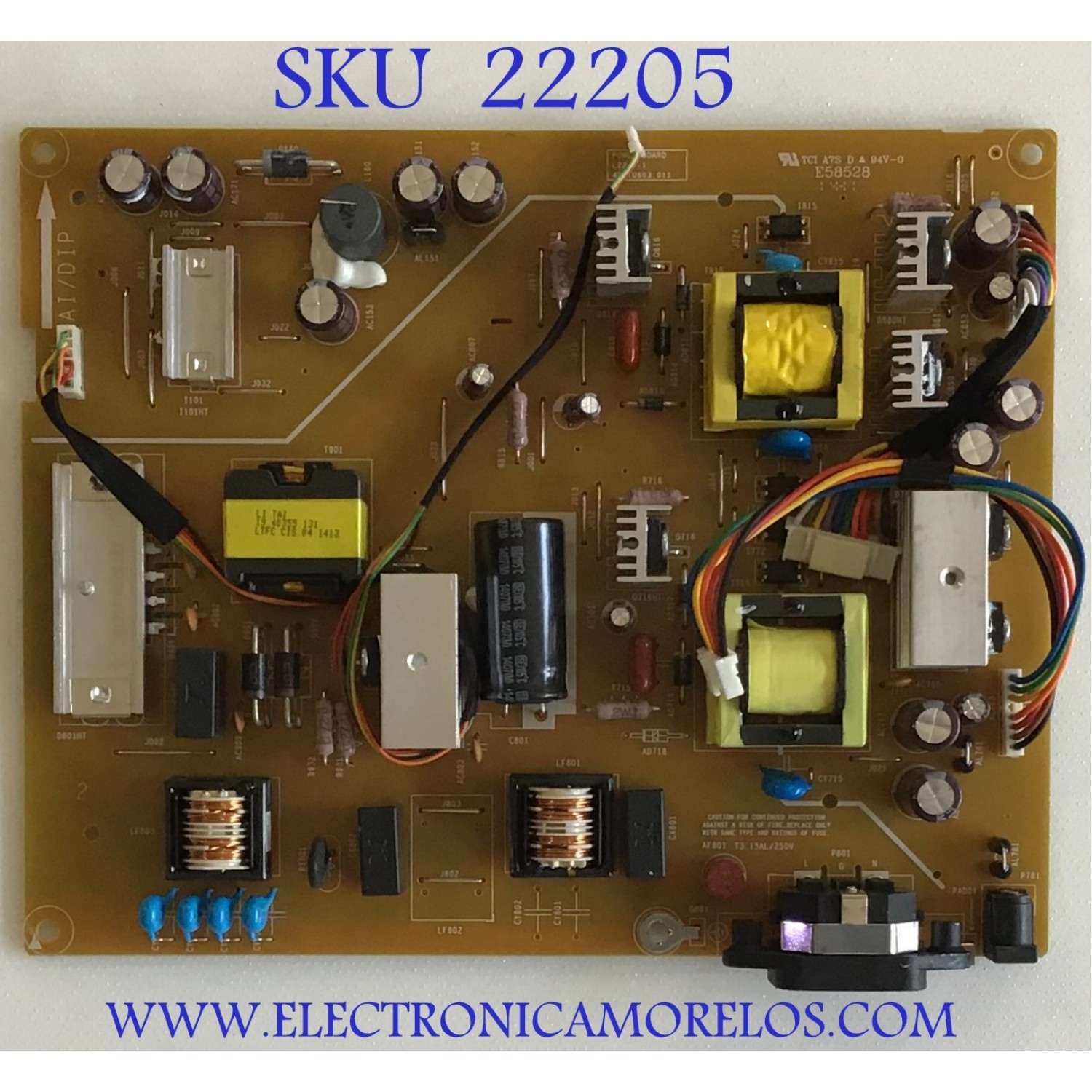 FUENTE DE PODER PARA MONITOR DELL / 66.7U602.001G / 48.7U603.011 / L2237-1 / 23756869 / MODELO U2913WM