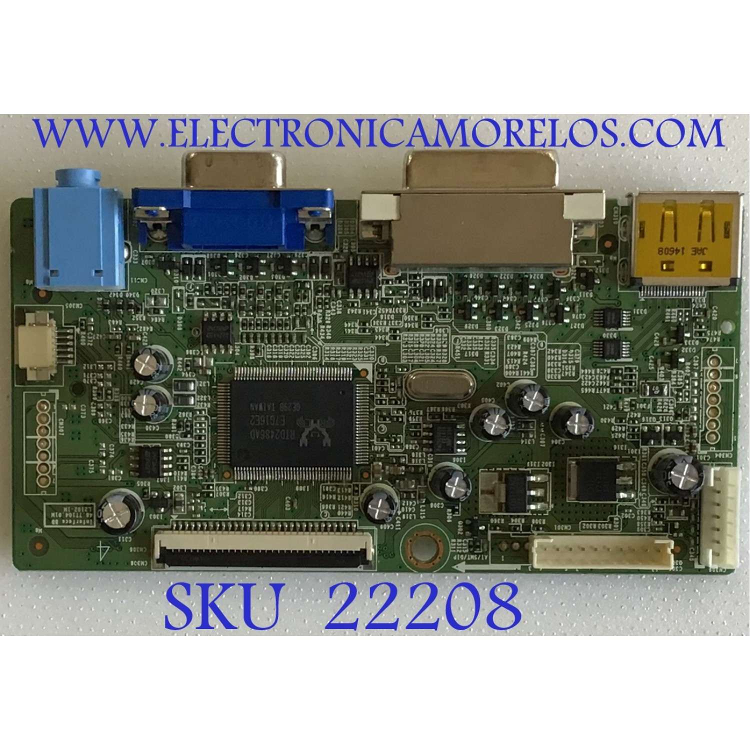 MAIN PARA MONITOR VIEWSONIC / 66.7T1Z1.017 / 48.7T104.01M / L2102-1M / 24318962 / PANEL M215HGE-L2 REV.C2 / MODELO VG2239M-LED