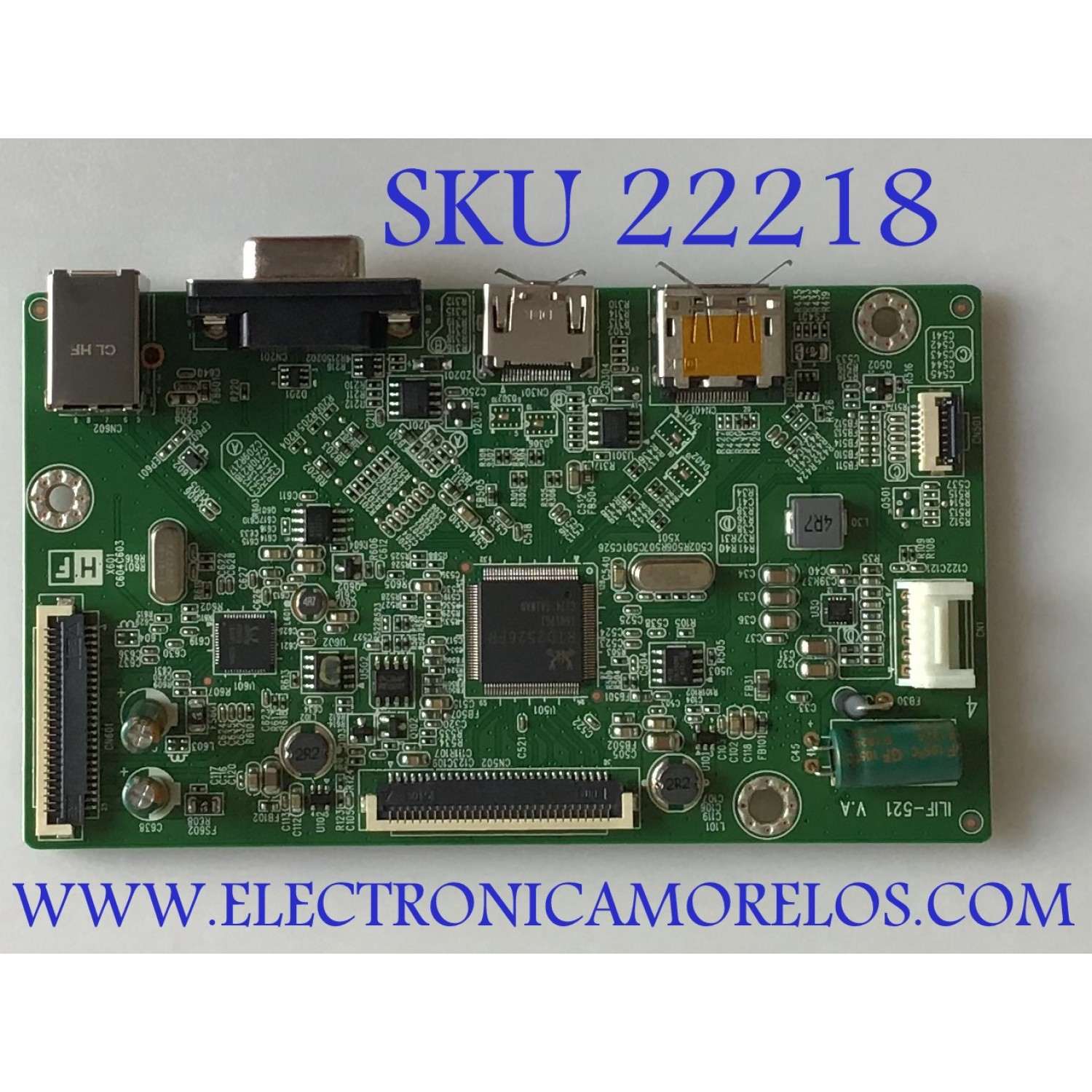 MAIN PARA MONITOR HP / 790NR1300600H01 / 494A001W1300H08 / ILIF-521 V.A / PANEL M215HCA-L3B REV.C1 / MODELO E223