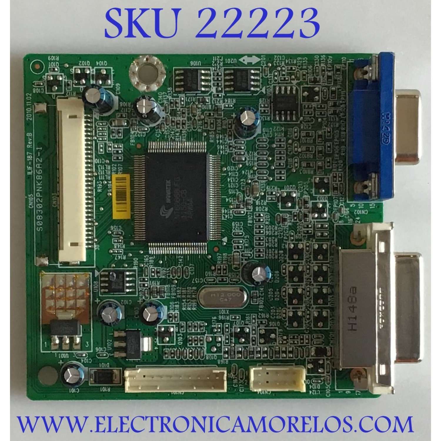 MAIN PARA MONITOR VIEWSONIC / 79E211300507R / S08302PNK86A2-1 / PANEL M215H3 -LA1 / MODELO VA2231