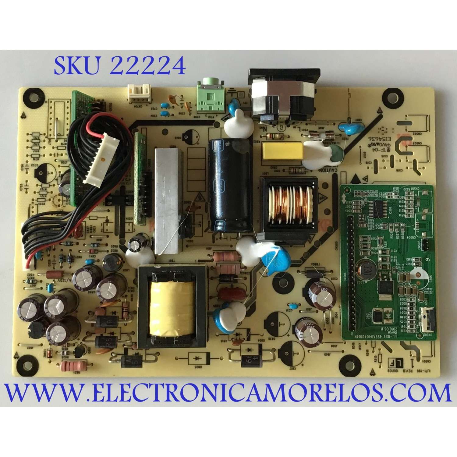 FUENTE DE PODER PARA MONITOR VIEWSONIC / 79E21140051R / 493421400100R / PANEL M215H3 -LA1 / MODELO VA2231