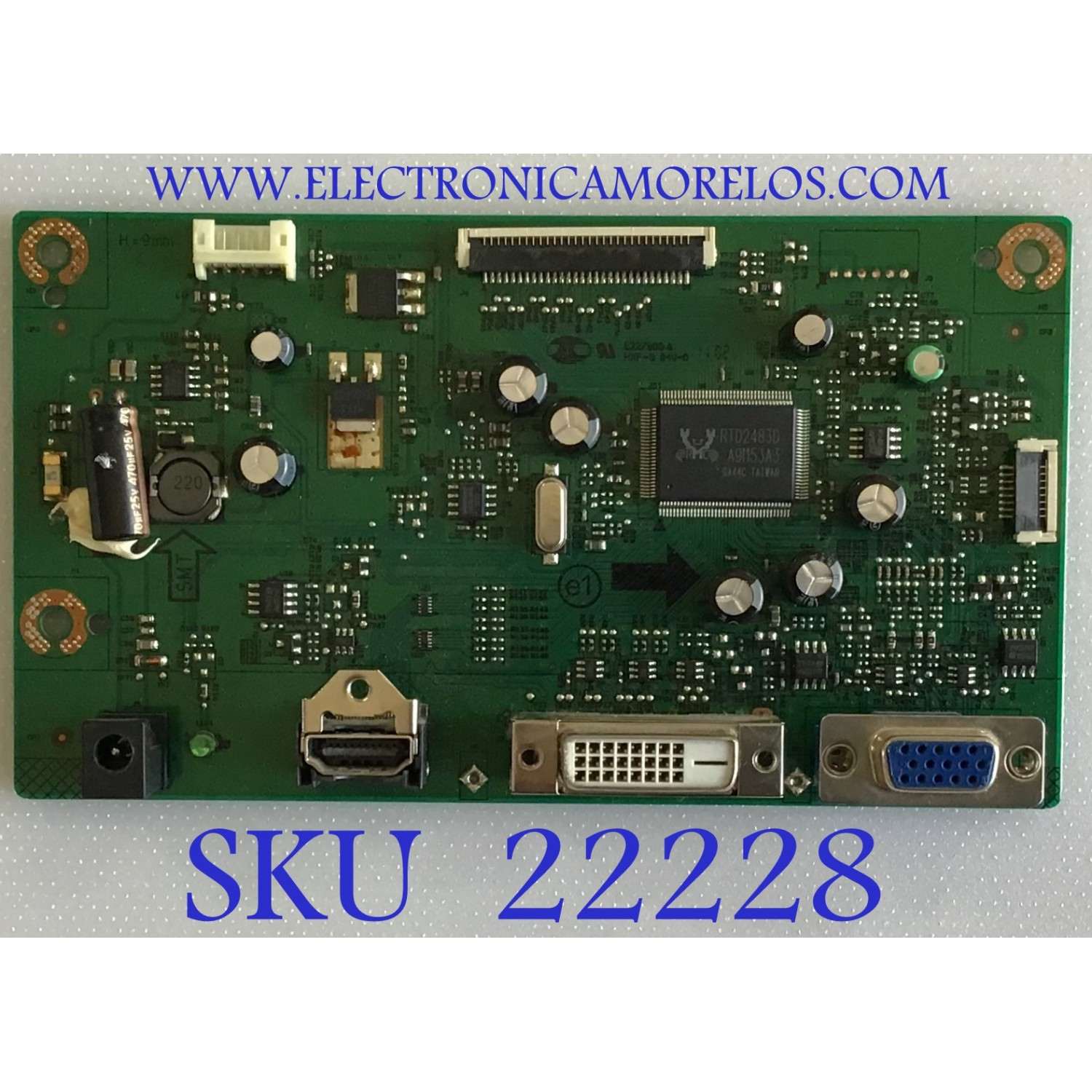MAIN  PARA MONITOR HP / 5E1BN01001 / 4H.1C001.A00 / 780212 A / PANEL LM25F2 (TL)(B1) / MODELO 2511X