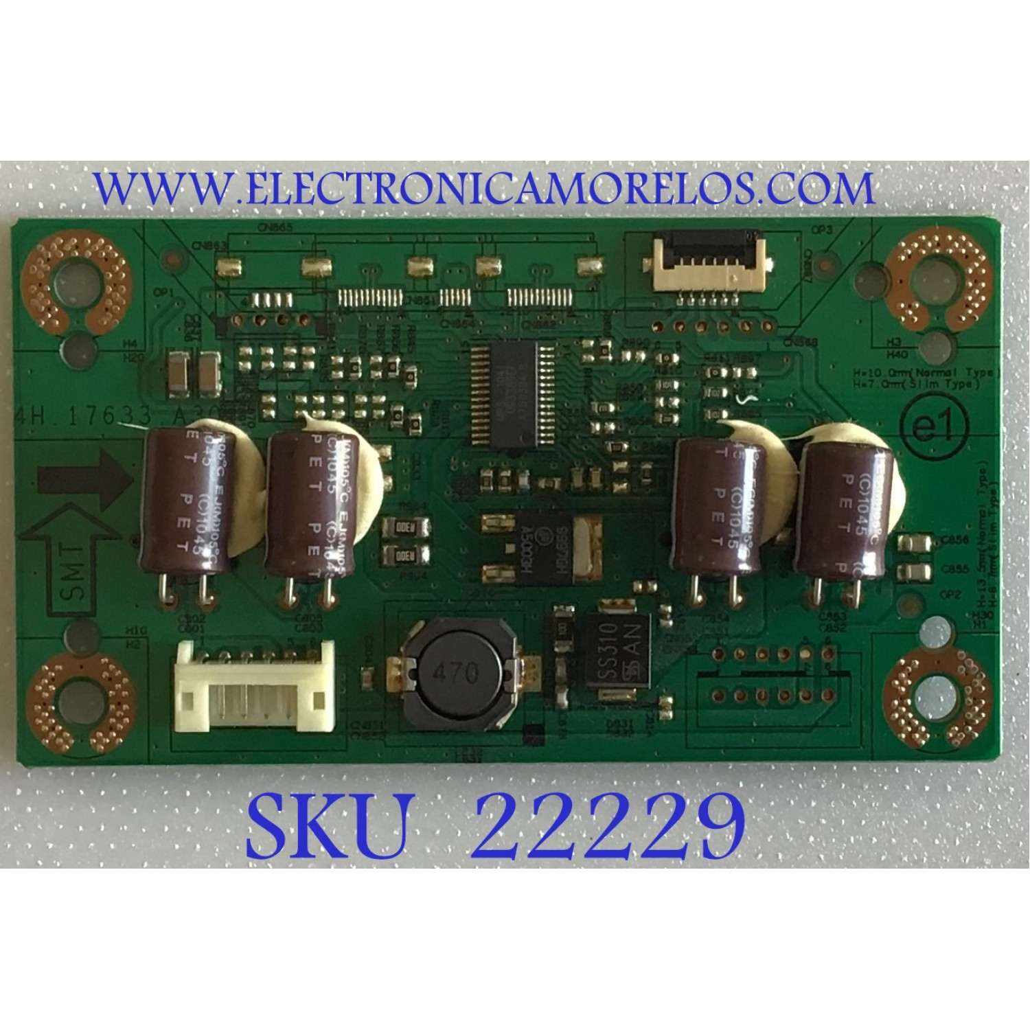 LED DRIVER PARA MONITOR HP / 5E1BN33001011 / 4H.17633A30 / PANEL LM25F2 (TL)(B1) / MODELO 2511X