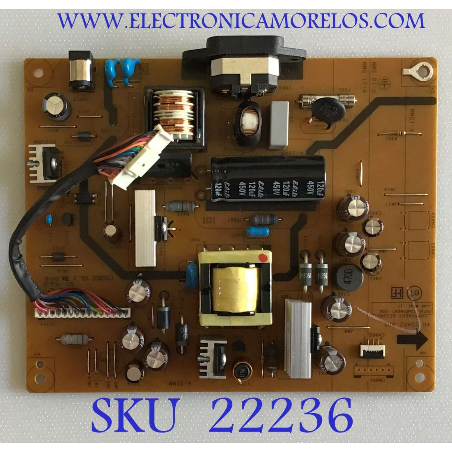 FUENTE DE PODER PARA MONITOR DELL / 5E1GH0200101100 / 4H.1GH02.A00 / 919108 / PANEL LM240WU8 (SL)(A2) / MODELO U2412MB