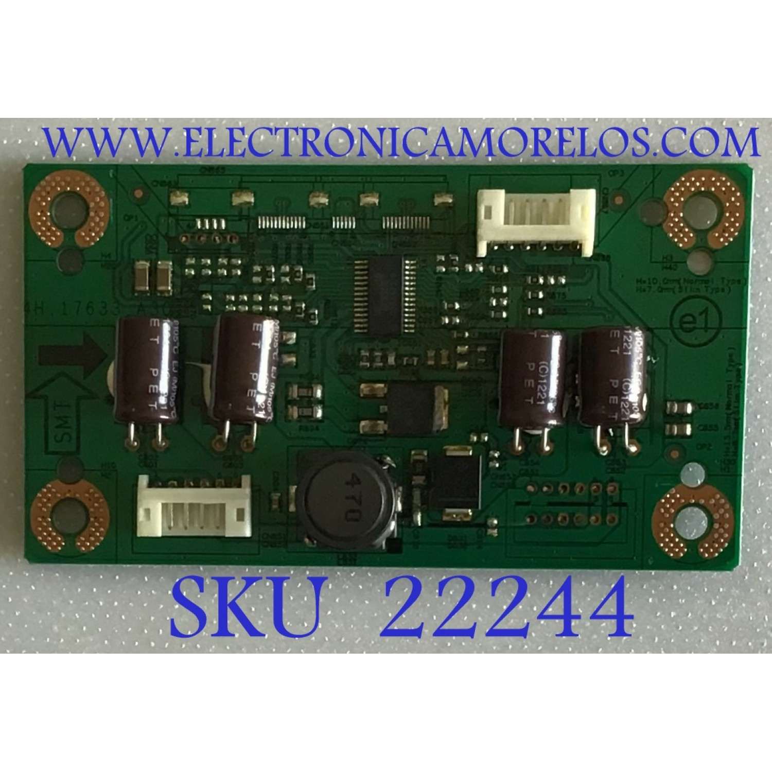 LED DRIVER PARA MONITOR HP / 5E1C033003 / 4H.17633.A30 / 1043625 H / PANEL LTN270HT03 / MODELO 2711X