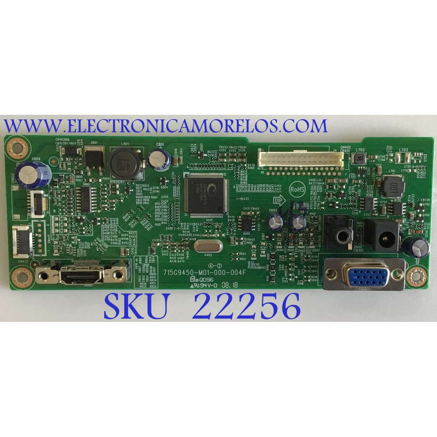 MAIN PARA MONITOR AOC ORIGINAL / NUMERO DE PARTE FHCB0A403 / 715G9450-M01-000-004F / (F)FHCB0A40300000 / PANEL LM270WF5 (S3)(A2) / MODELO 270LM00029