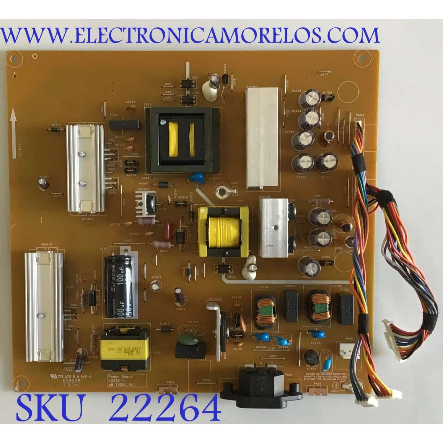 FUENTE DE PODER PARA MONITOR HP / 55.7V202.A01G / 48.7V201.011 / 23313081 / PANEL LM300WQ6 (SL)(A1) / MODLEO Z30I IPS