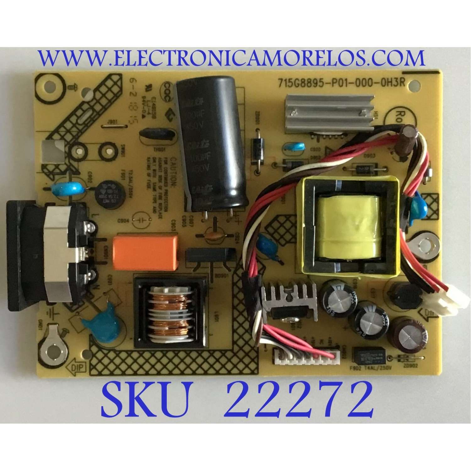 FUENTE DE PODER PARA MONITOR HP / G1903AA4 / 715G8895-P01-000-0H3R / (Q)G1903AA4 / PANEL LM215WF9 (SS)(A1) / MODELO E2223