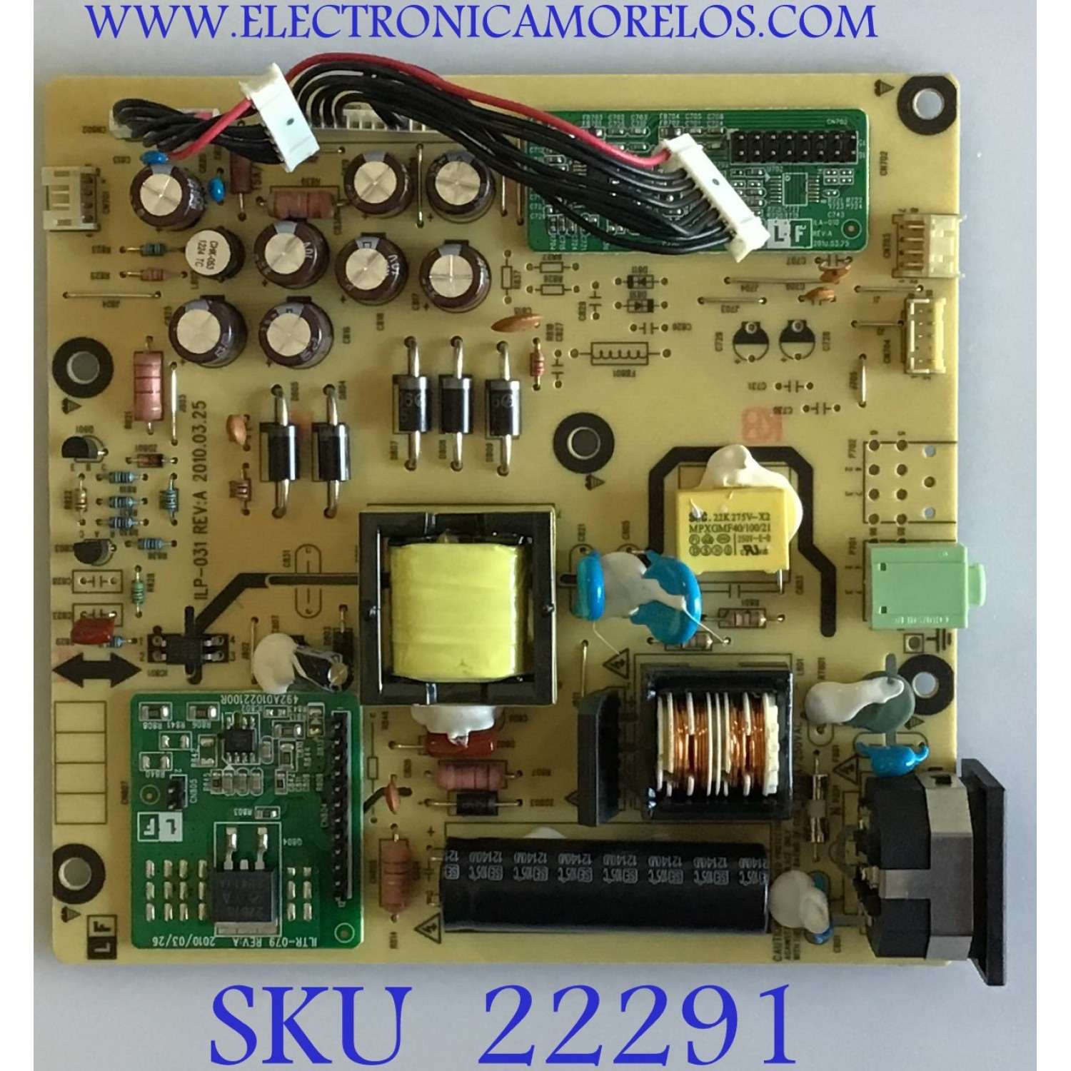 FUENTE DE PODDER PARA MONITOR / 79P211400D00R / 491A01021400R / ILP-031 REV:A / PANEL M215HGE-L21 REV.C2 / MODELO VX2250WM-LED
