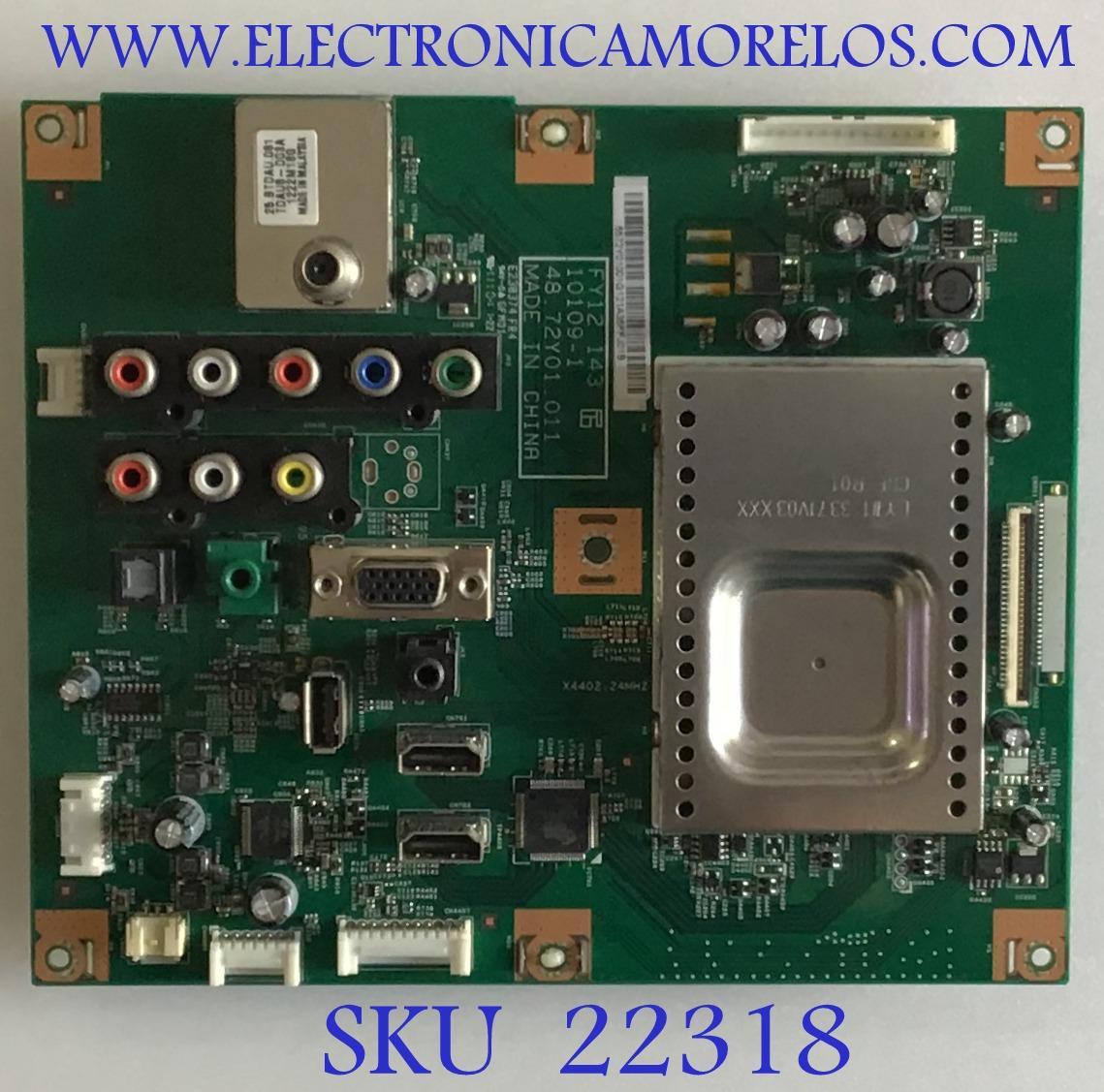 MAIN DINEX / 55.72Y01.001 / 48.72Y01.011 / 10109-1 / 5572Y01001 / PANEL M236H1-L01 Rev.C1 / MODELO DX-24LD230A12