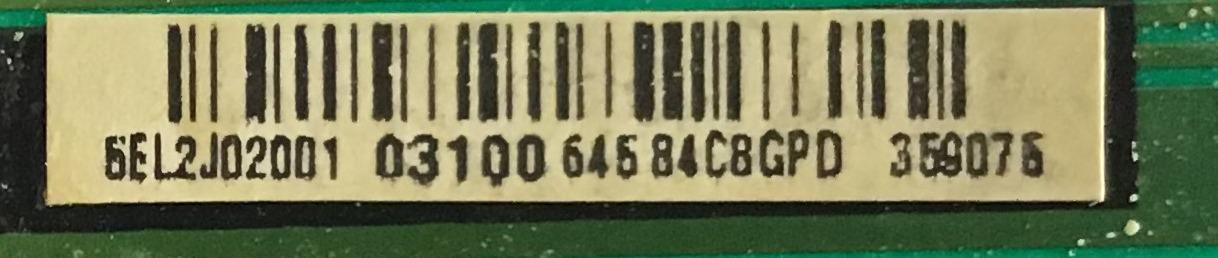 FUENTE DE PODER PARA MONITOR DELL / 5EL2J02001 / 4H.L2J02.A05 / 359075 / PANEL LM201W01 (SL)(C2) / MODELO 2007WFPB - Imagen 2