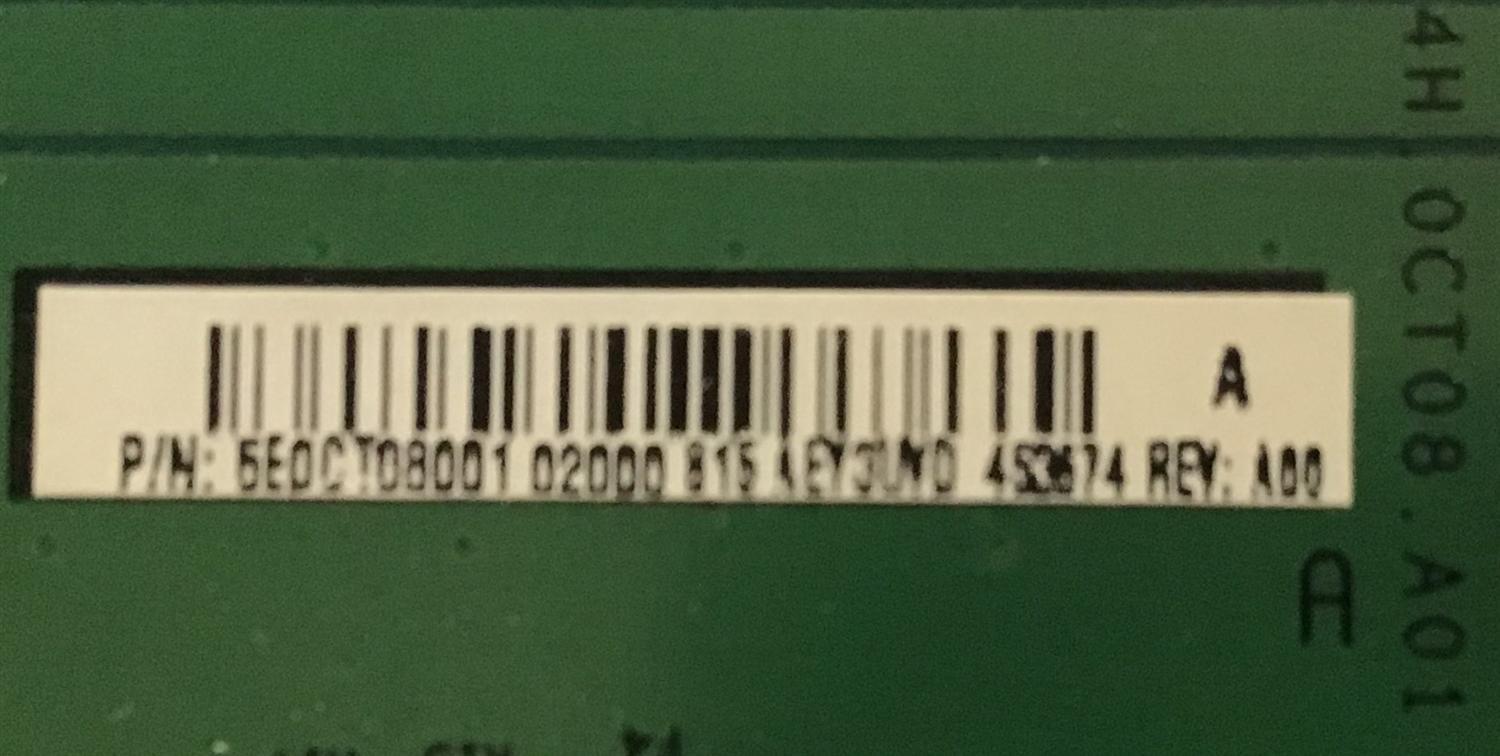 TARJETA SD PARA MONITOR DELL / 5E0CT08001 / 4H.0CT08.A01 / 453674 REV:A00 / PANEL LTM240CS05-C03 / MODELO 2408WFPB - Imagen 2