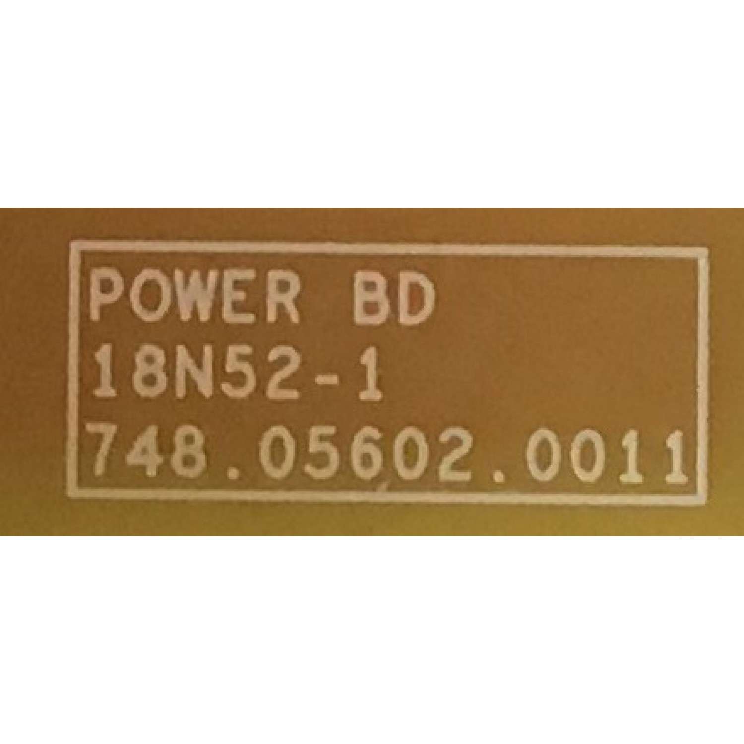 FUENTE DE PODER PARA MONITOR HP / 18N52-1 / 748.05602.0011 / PANEL W238HBAP1 / MODELO P244 - Imagen 2