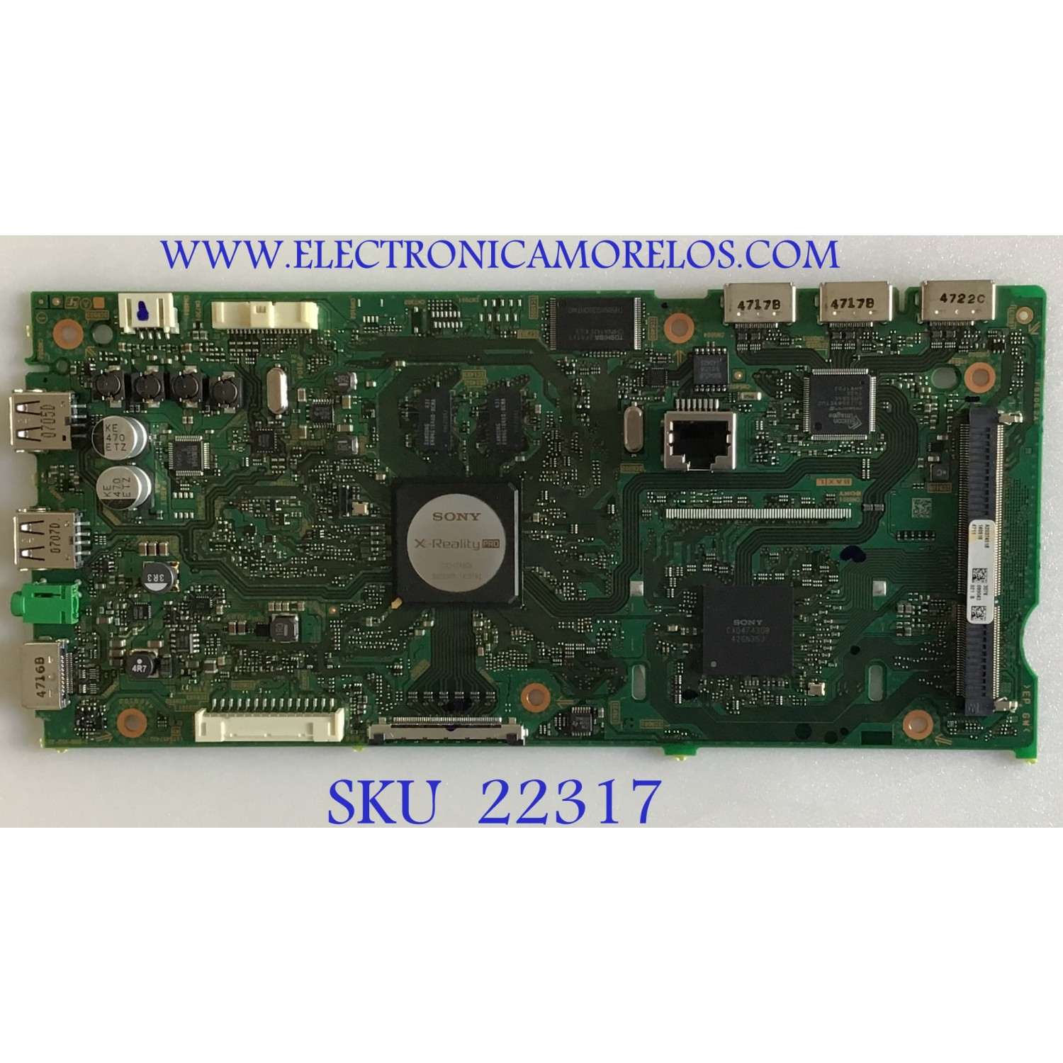 MAIN PARA TV SONY / NUMERO DE PARTE A2037451B 307 / A-2037-764-B / 1-889-202-22 / A-2037-451-B 307 / PANEL NS4F480DN01 / DISPLAY LSY480HN01-A03 / MODELO KDL-48W590B