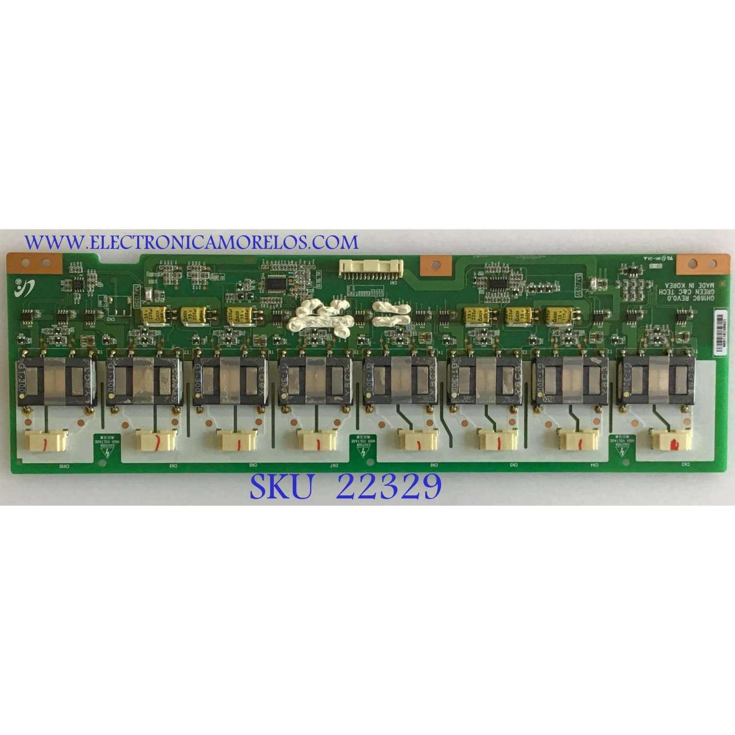 BACKLIGHT GATEWAY / GH169C / GH169C REV0.0 / PANEL LTM300M-P01 / MODELO TFT30W90