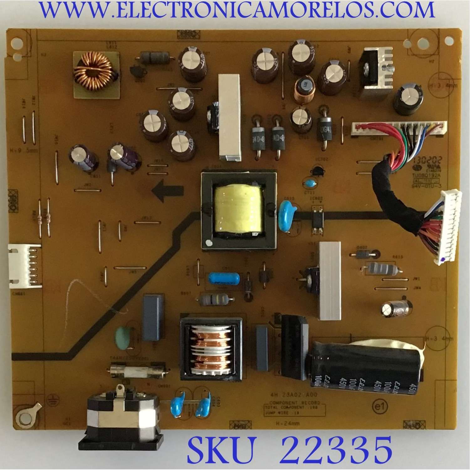 FUENTE DE PODER PARA MONITOR BENQ / 5E23A02001 / 4H.23A02.A00 / 1125324 / PANEL M270HHF-L10 REV.C2 / MODELO XL2720-B