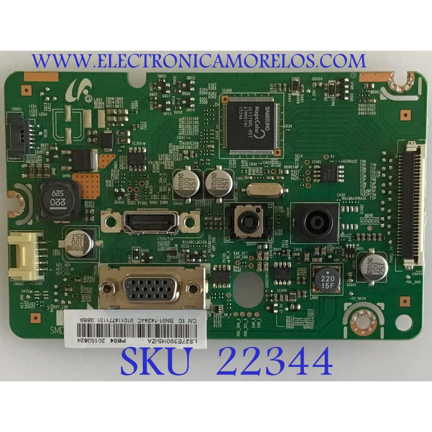 MAIN PARA MONITOR  SAMSUNG / BN91-14244C / BN41-02175C / PANEL CY-MJ270BNLV2V / MODELO LS27E390HS/ZA SP01